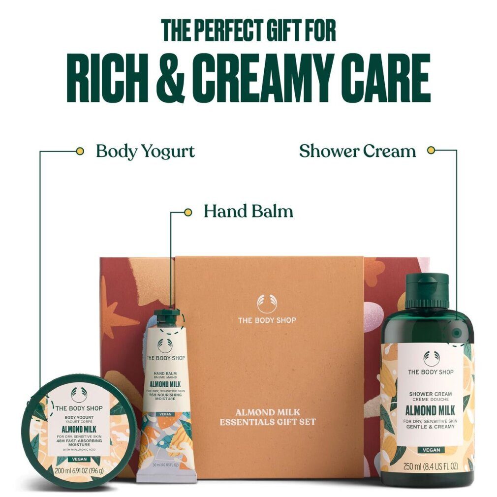 The Body Shop Körperpflegemittel KLEINE MANDELMILCH-ESTUCHE 3 pz