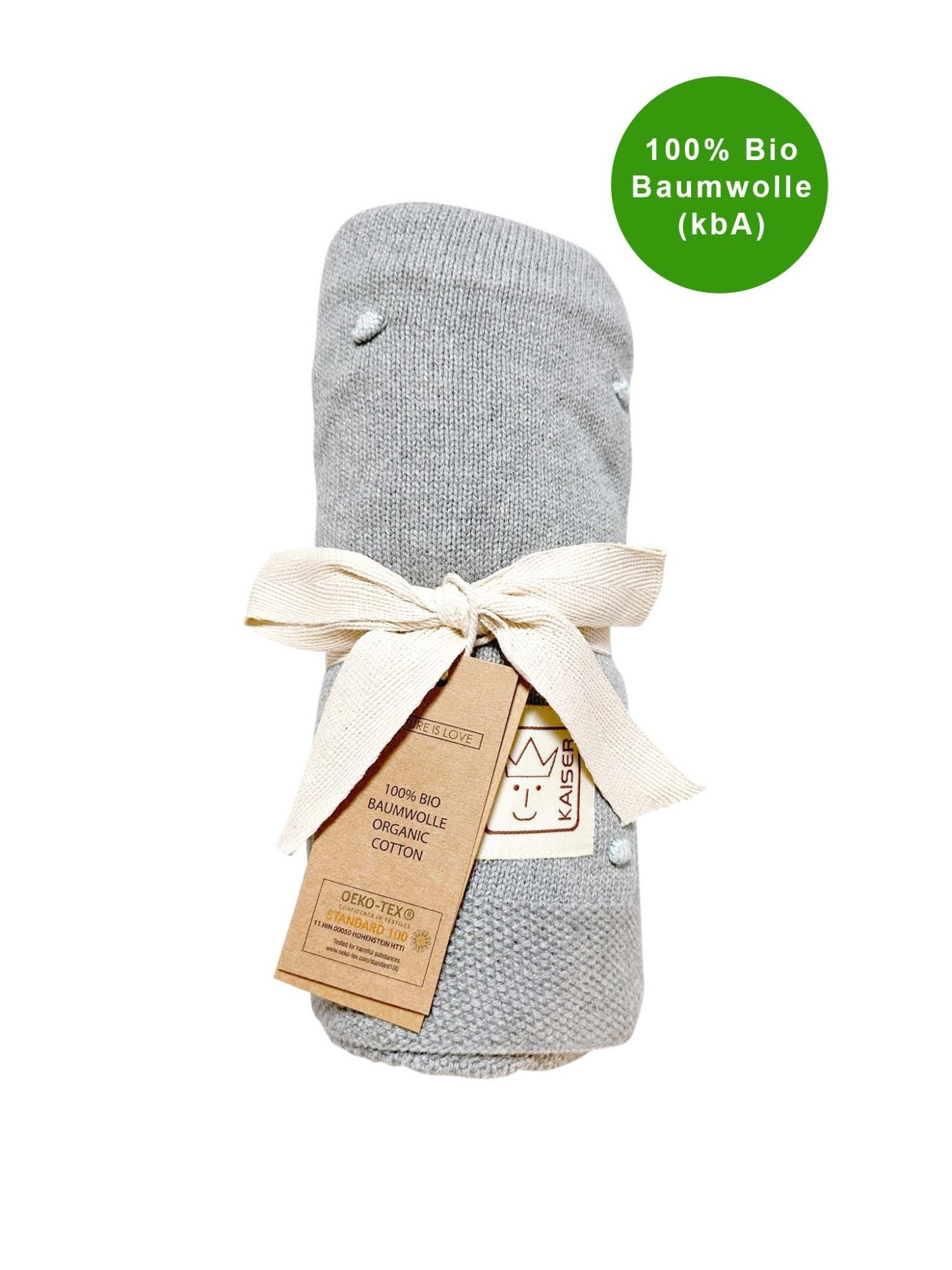 Babydecke Knots Babydecke Strick, Kaiser, hochwertig gestrickt, extra weich günstig online kaufen