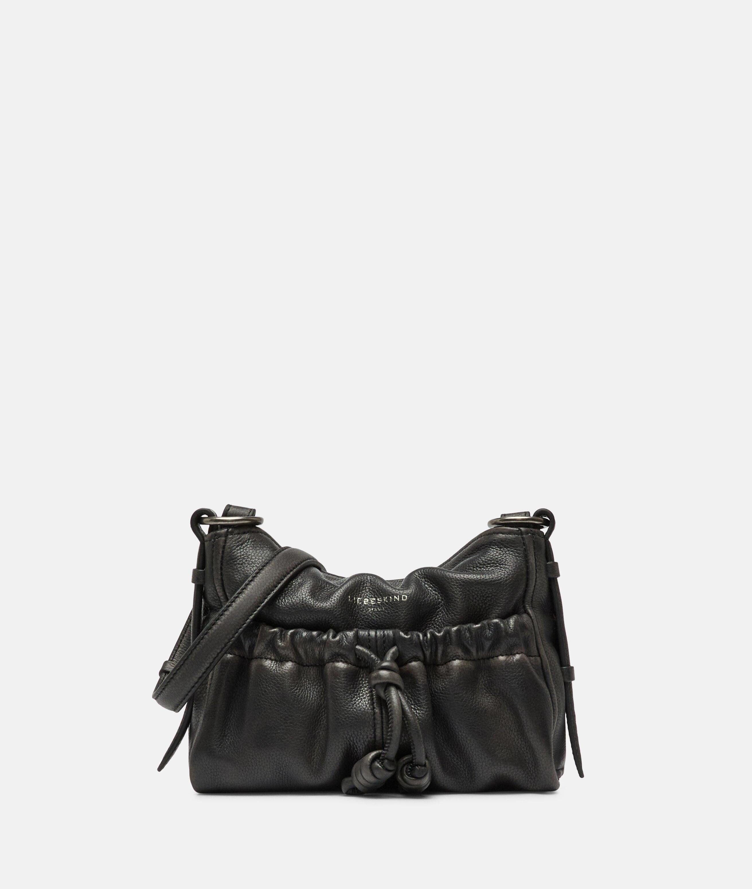 Liebeskind Berlin Umhängetasche Elya Crossbody XS, Kleine Umhängetasche mit Vintage-Effekt