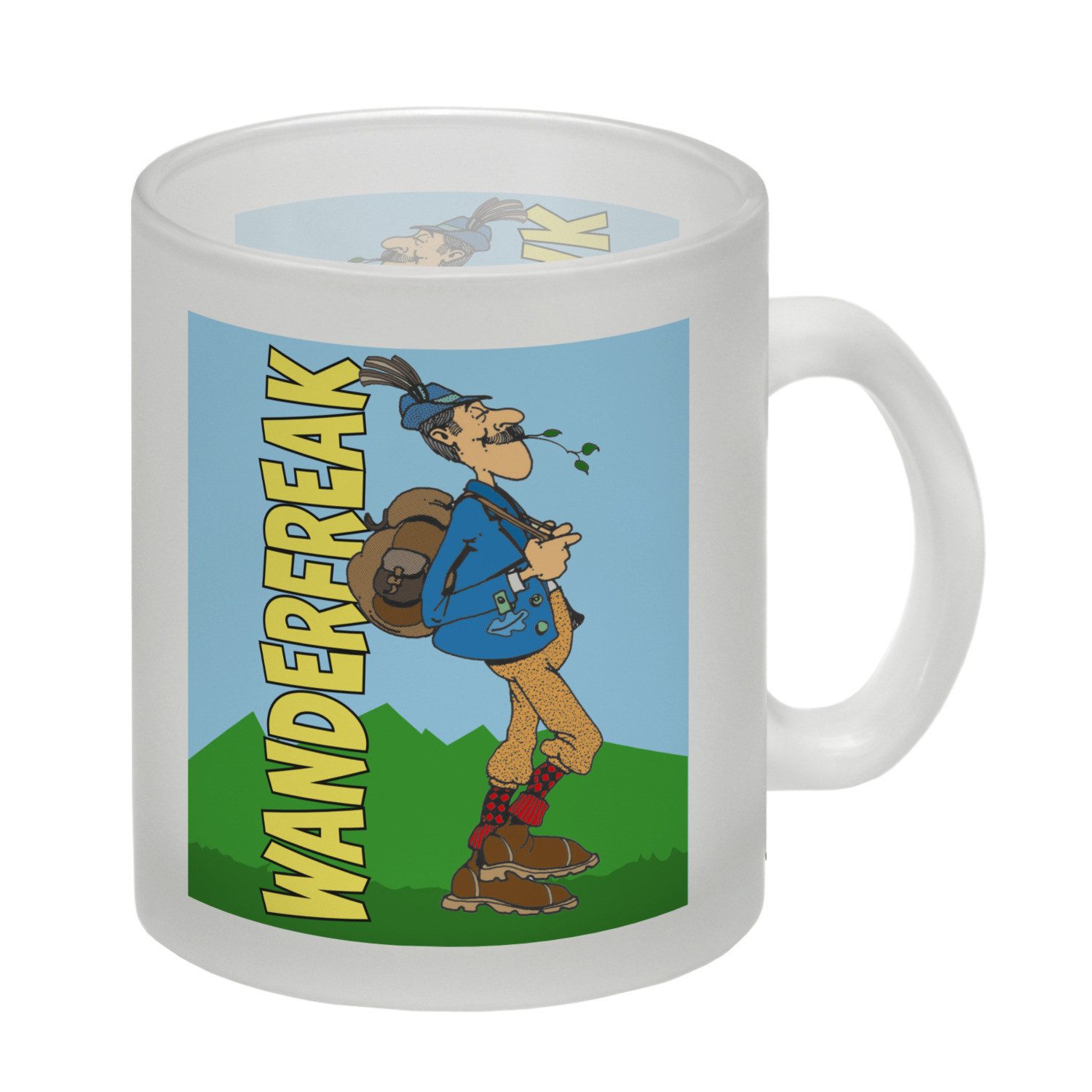 Tasse Wanderfreak Glas Tasse