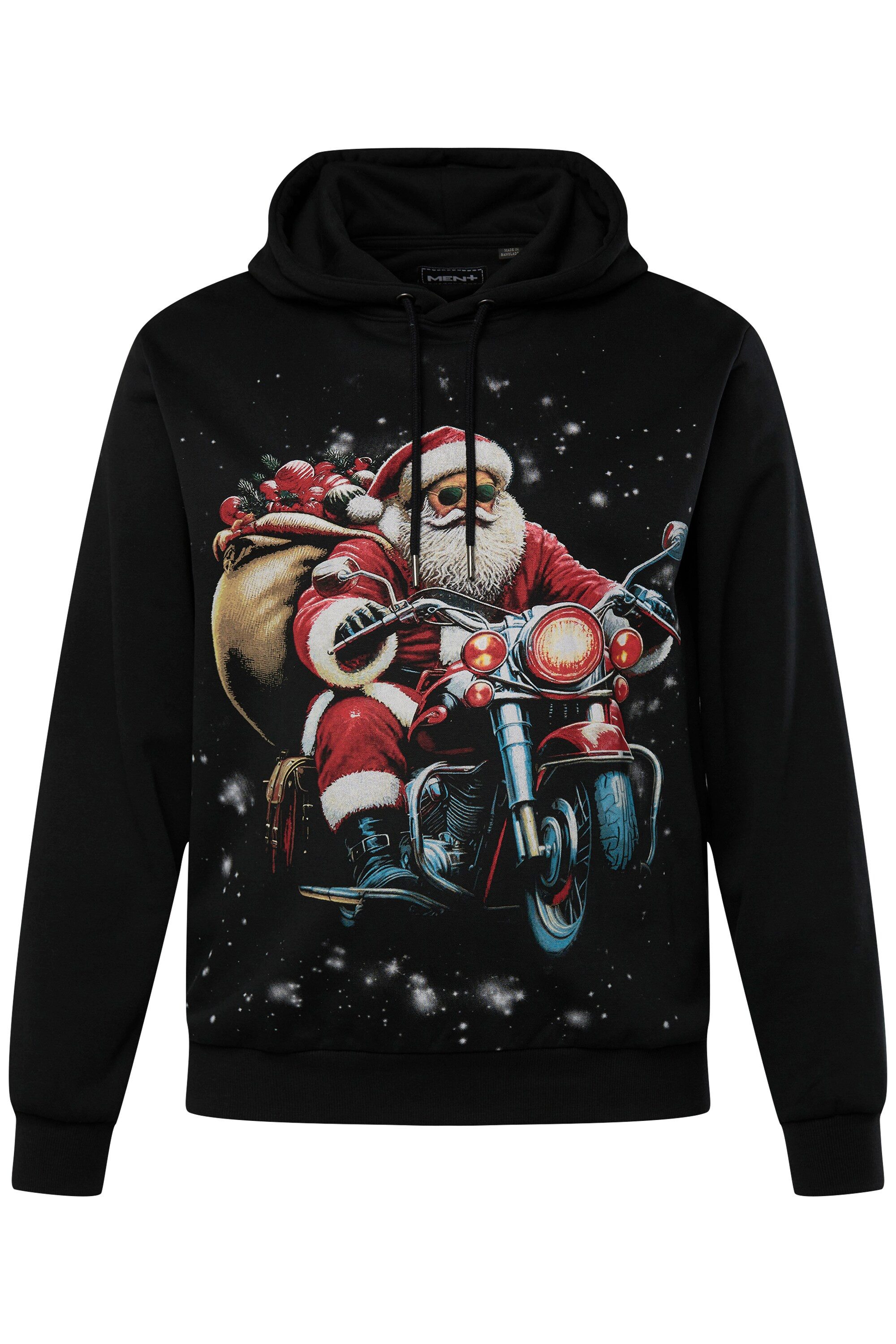 Men Plus Sweatshirt Men+ Hoodie XMAS-Print günstig online kaufen