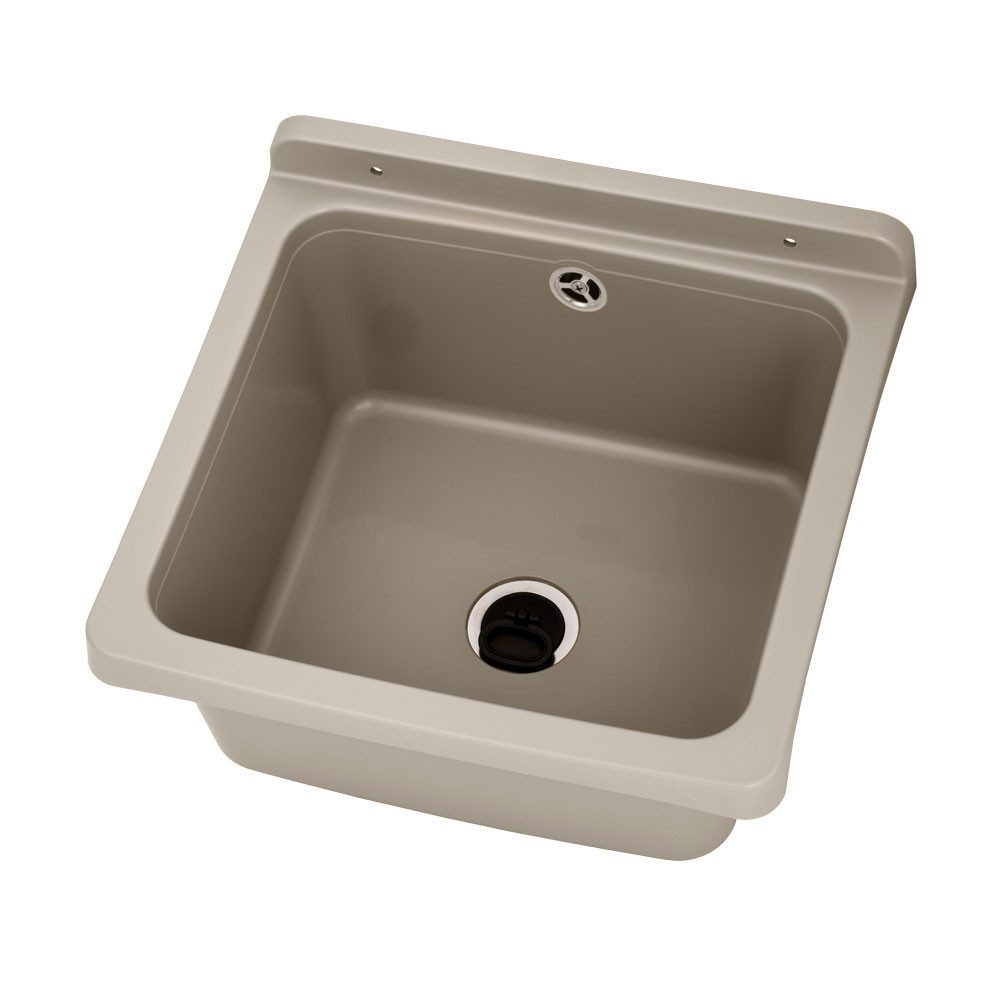 Lavre Waschbecken RIVA, Kunststoff Spülbecken Waschtrog Ausgussbecken, Siph günstig online kaufen