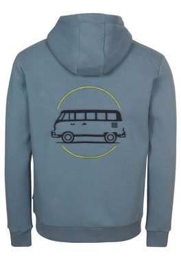 Elkline Hoodie Wisecrack VW T1 Bulli Rücken Stickerei