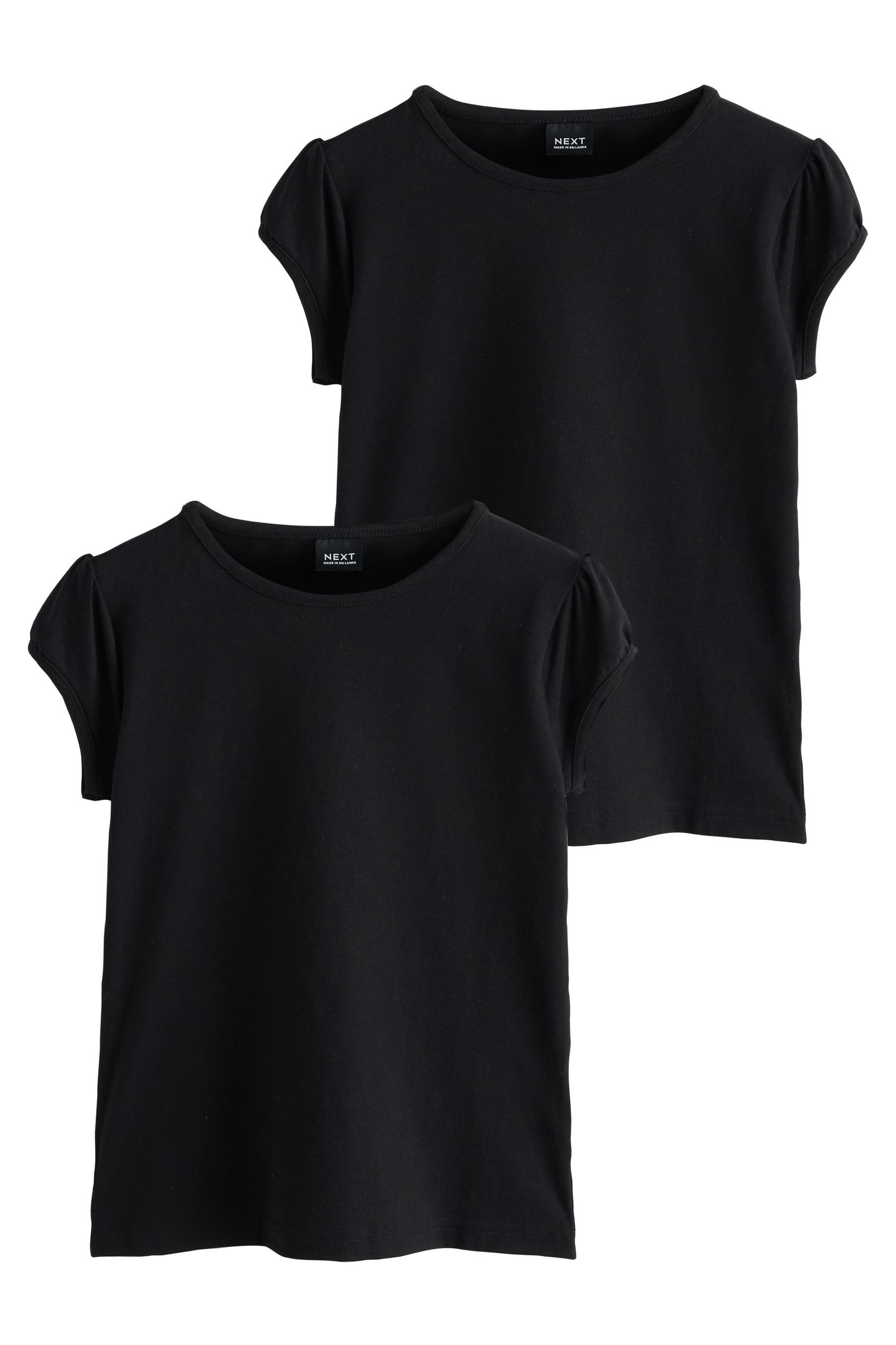 Next T-Shirt Футболки mit Puffärmeln, 2er-Pack (2-tlg)
