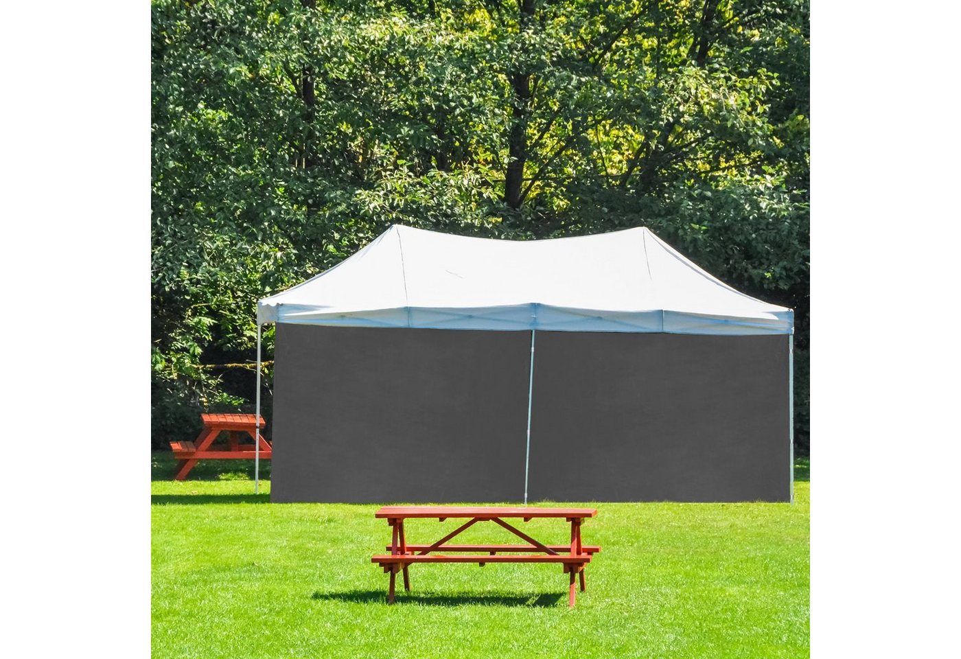 Thumbnail - relaxdays Pavillon Graue Pavillon Seitenteile 2er Set