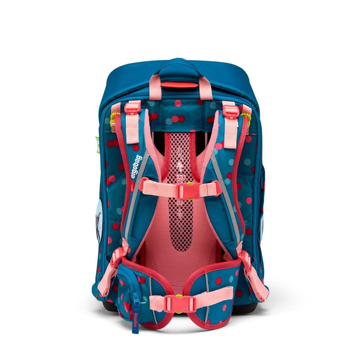 ergobag Schulranzen Wide (6tlg., Schulranzen, Sportbeutel, Schlamperrolle, Federmäppchen, Seitentaschen)