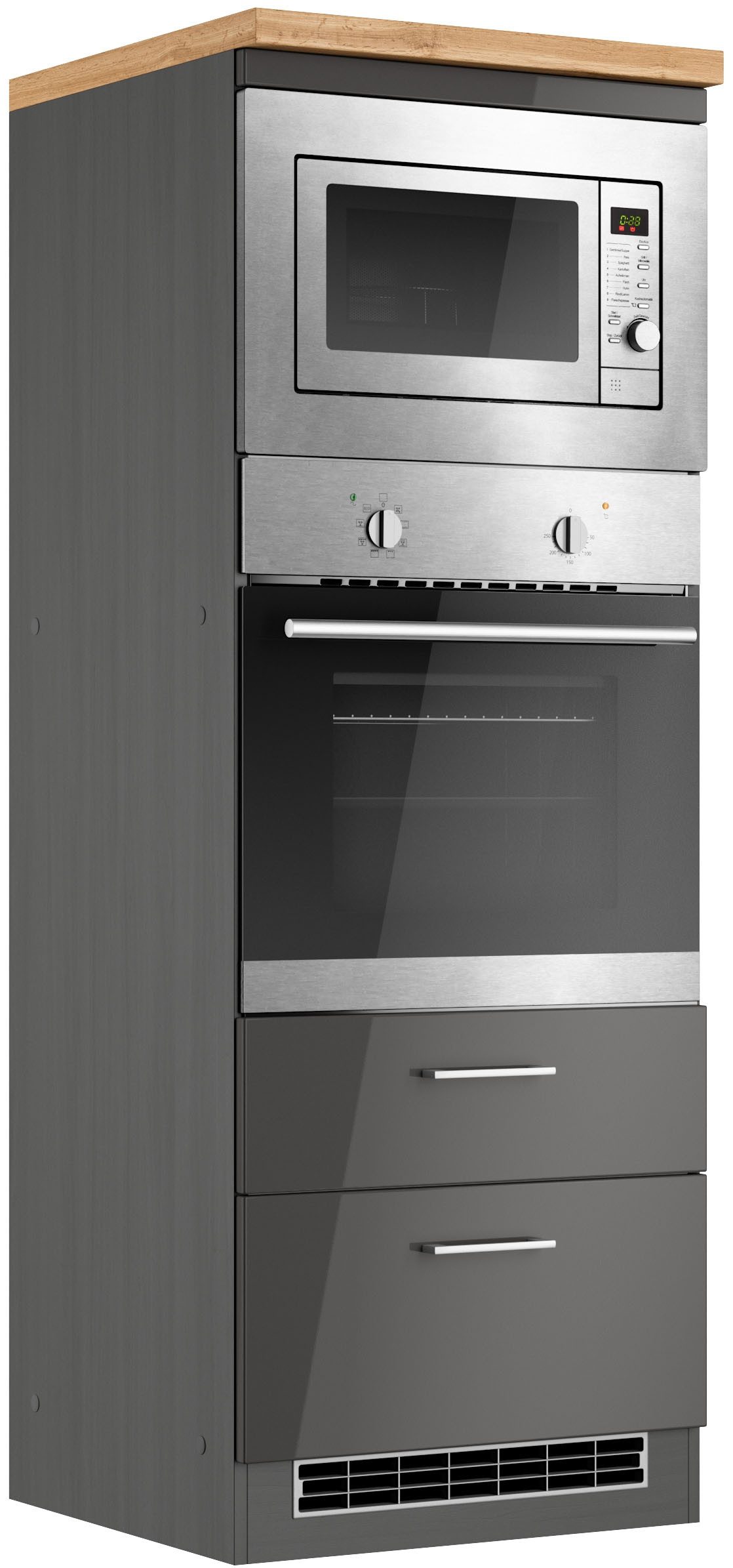 KOCHSTATION Backofenumbauschrank KS-Milan Mikrowellen-/Backofenkumbau 60 cm günstig online kaufen