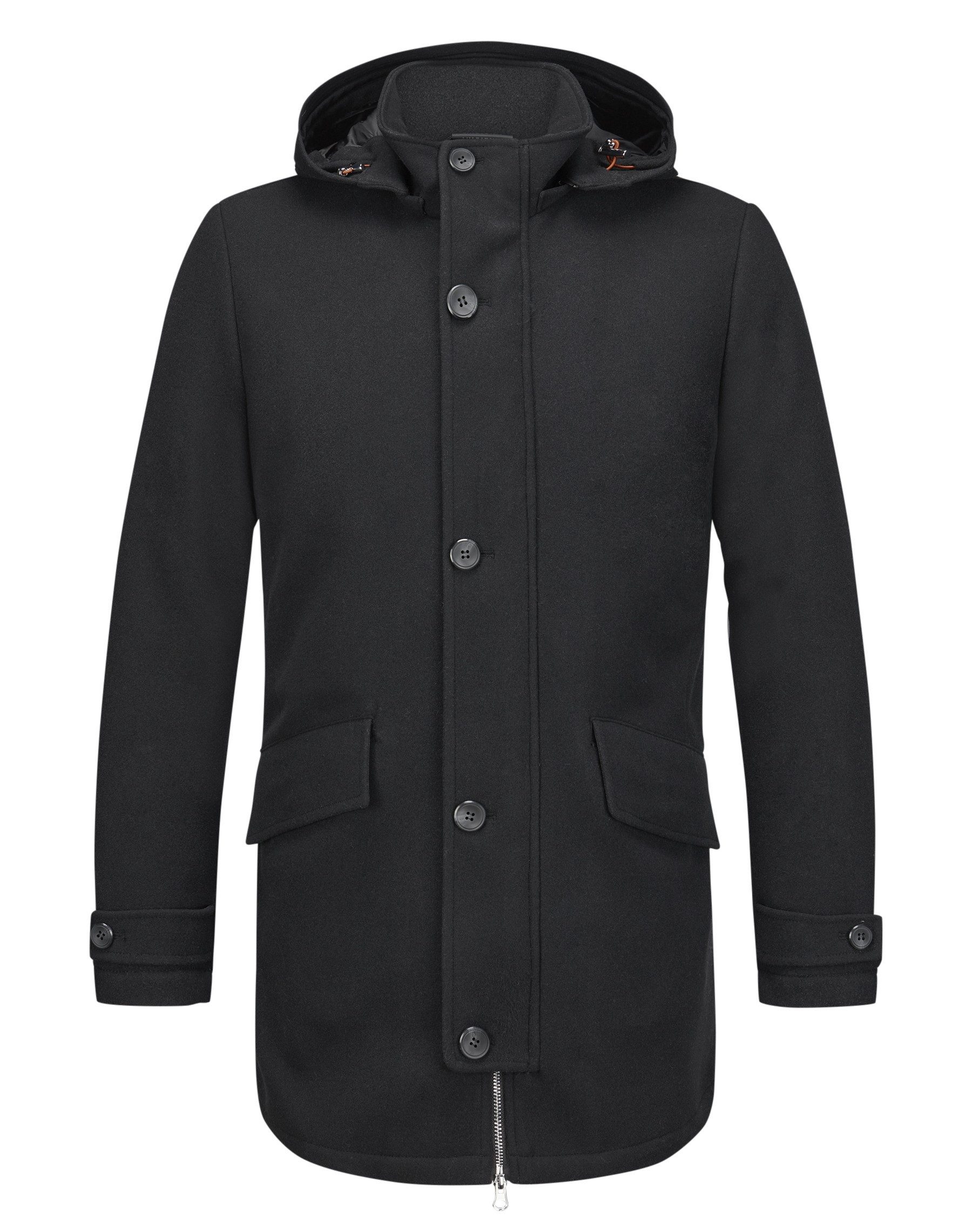 Milestone Parka MSAshton aus elastischer Jersey-Wollmischung mit moderner P günstig online kaufen