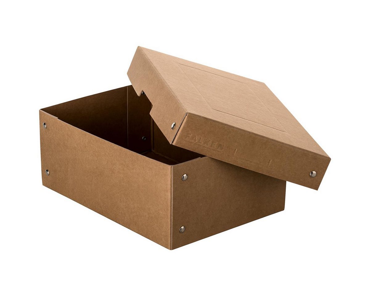 Thumbnail - Falken Archivcontainer Falken Aufbewahrungsbox PURE Box Nature 22001816 A5 100mm braun