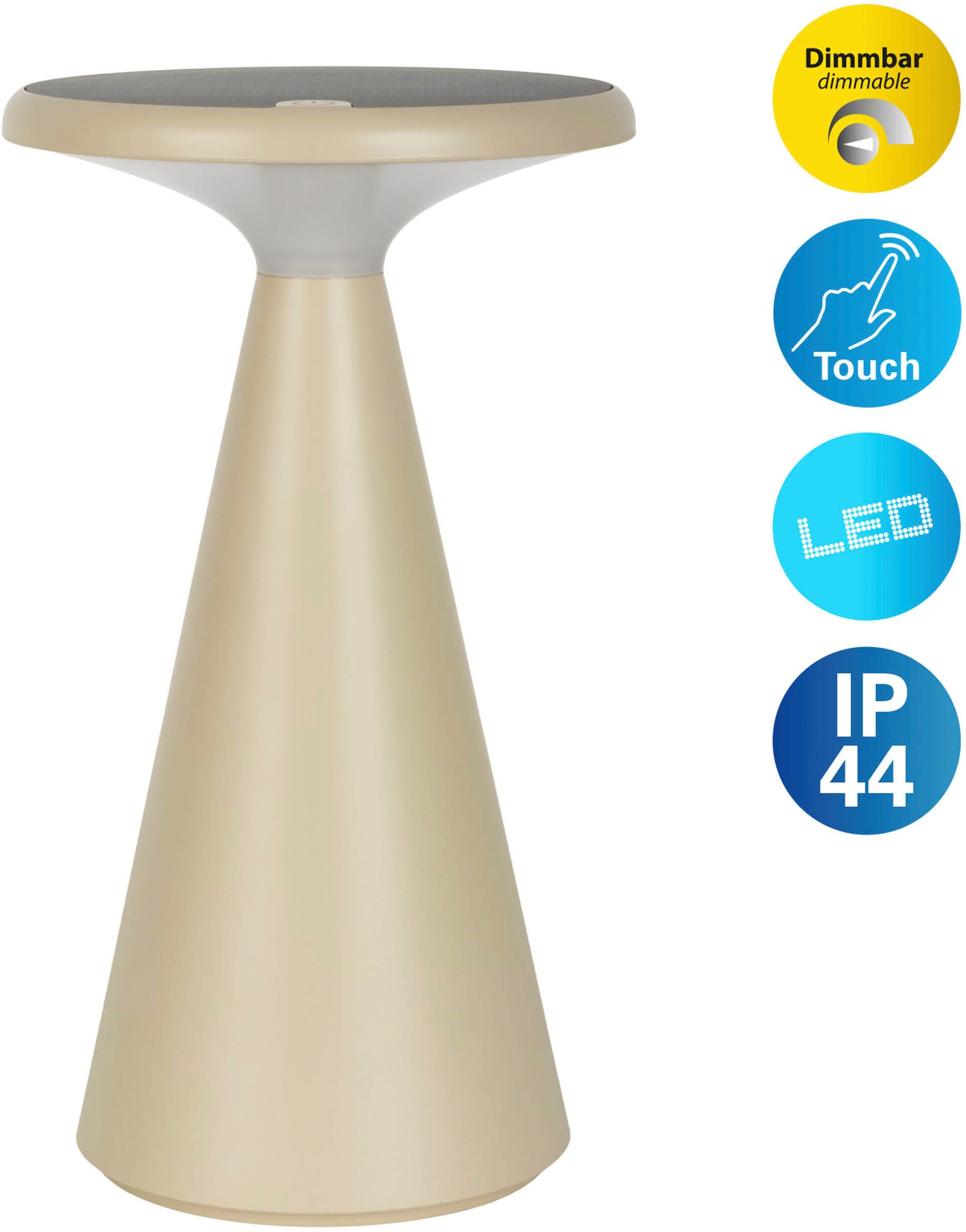 näve LED Tischleuchte Palu, Dimmfunktion, Memoryfunktion, günstig online kaufen