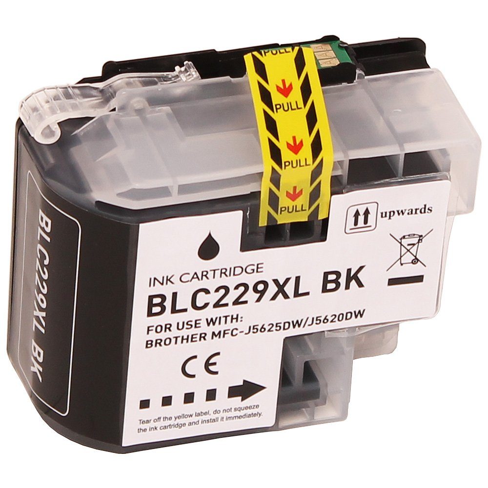 Tintenpatrone LC-229XL für Druckerpatrone (Kompatible BK Schwarz) Brother ABC