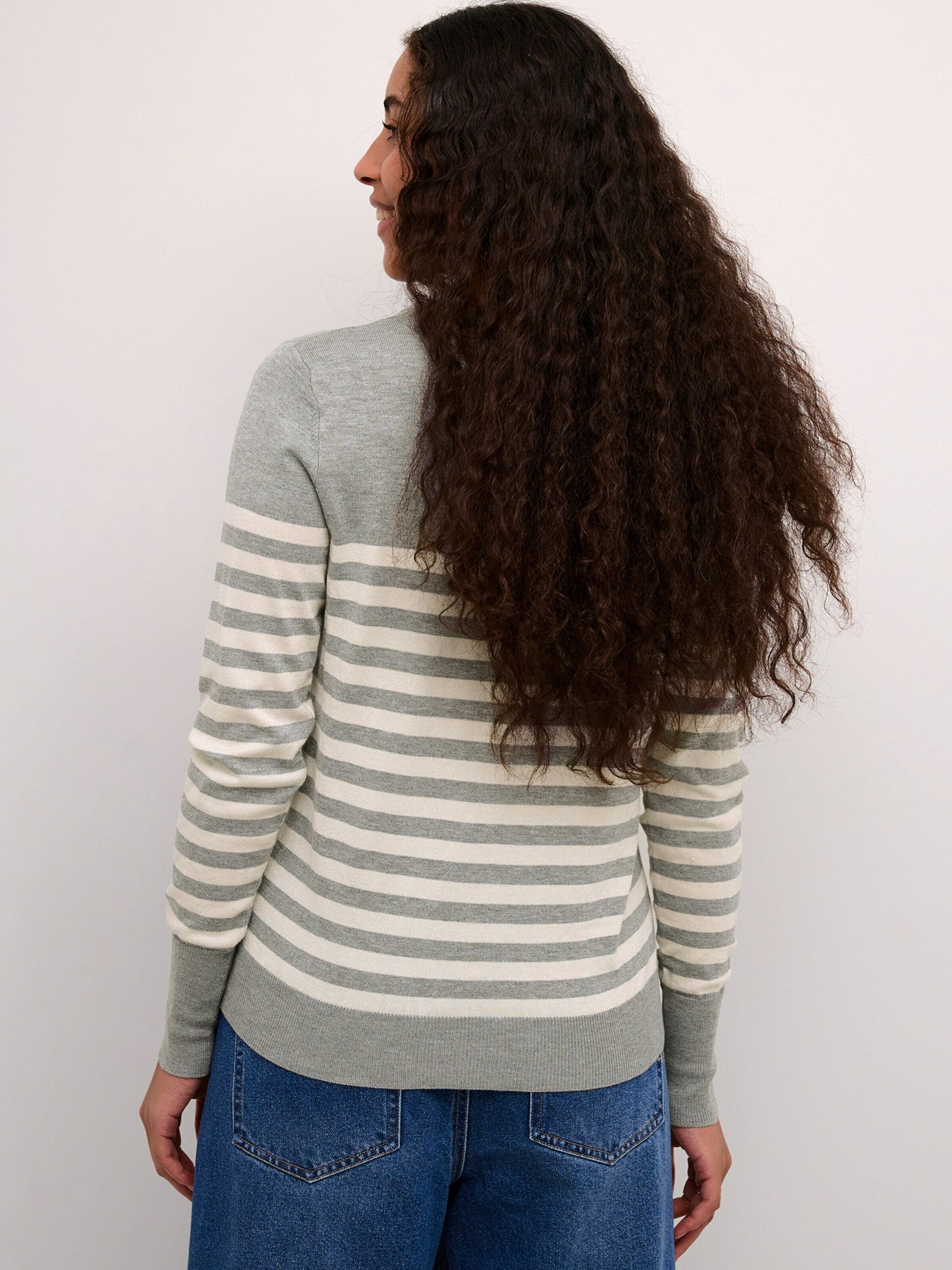 KAFFE Rundhalspullover Lizza (1-tlg) Plain/ohne Details