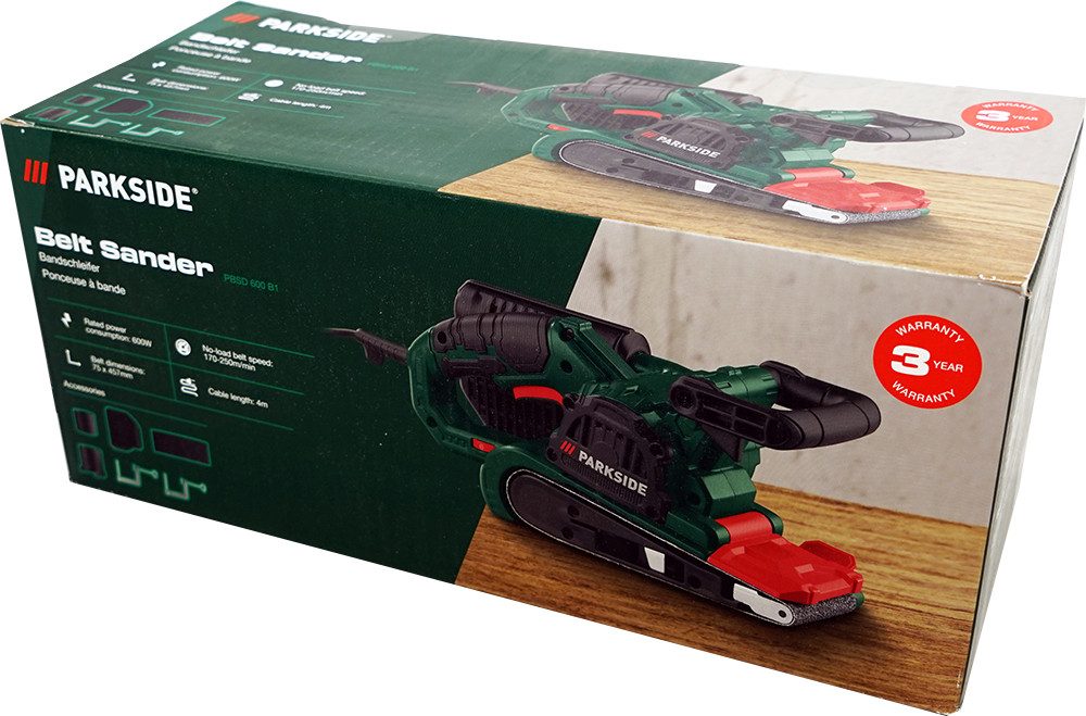 Parkside Bandschleifer Dragster PBSD 600, 600W, günstig online kaufen