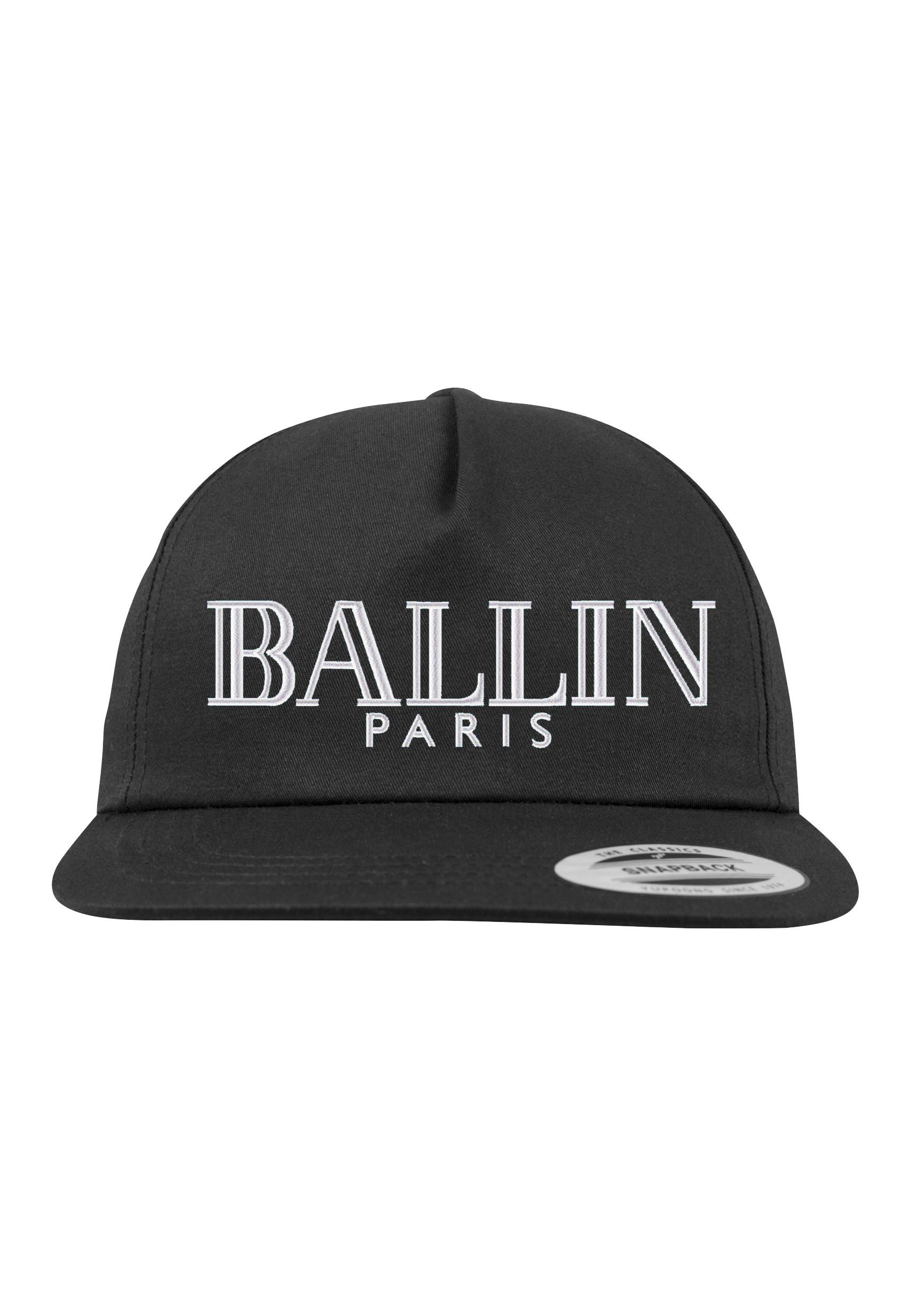 Youth Designz Baseball Cap Ballin Unisex Snapback Cap mit modischer Logo Stickerei Schwarz