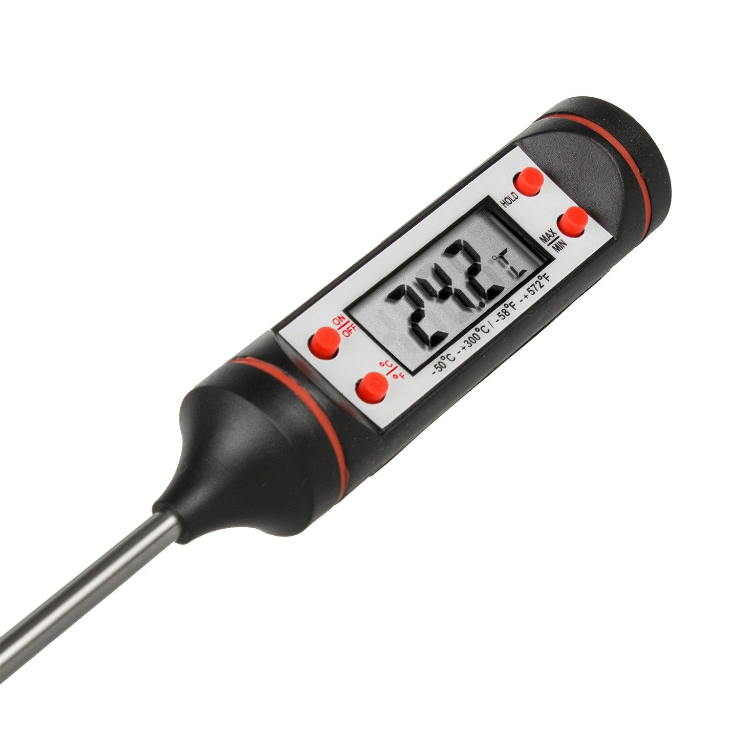 GreenBlue Kochthermometer GB178, 3-tlg., Messbereich -50°C bis +300°C [±1°C]; HOLD-Funktion