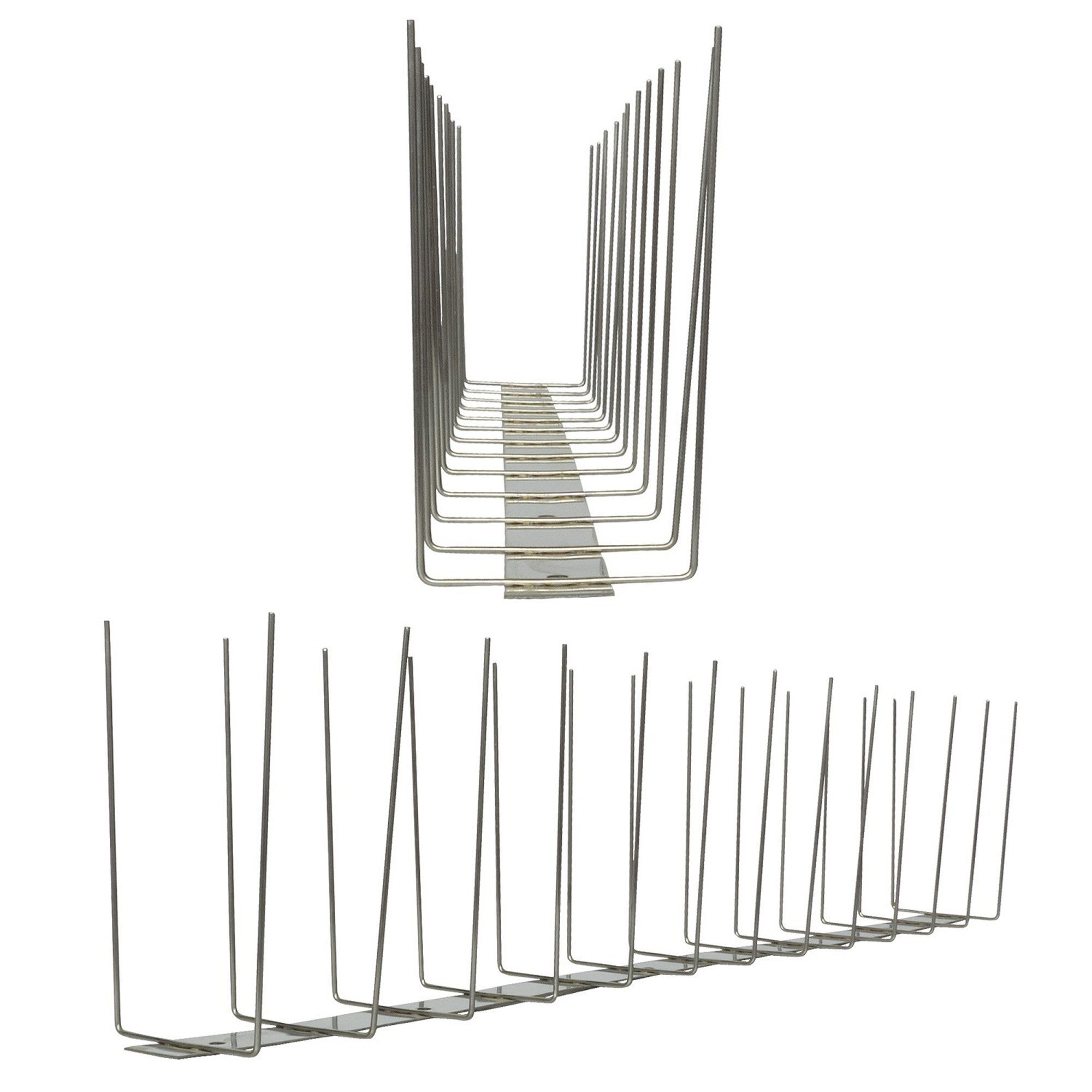Taubenspikes 5 Meter (10 x 0,5m) Taubenspikes 2-reihig