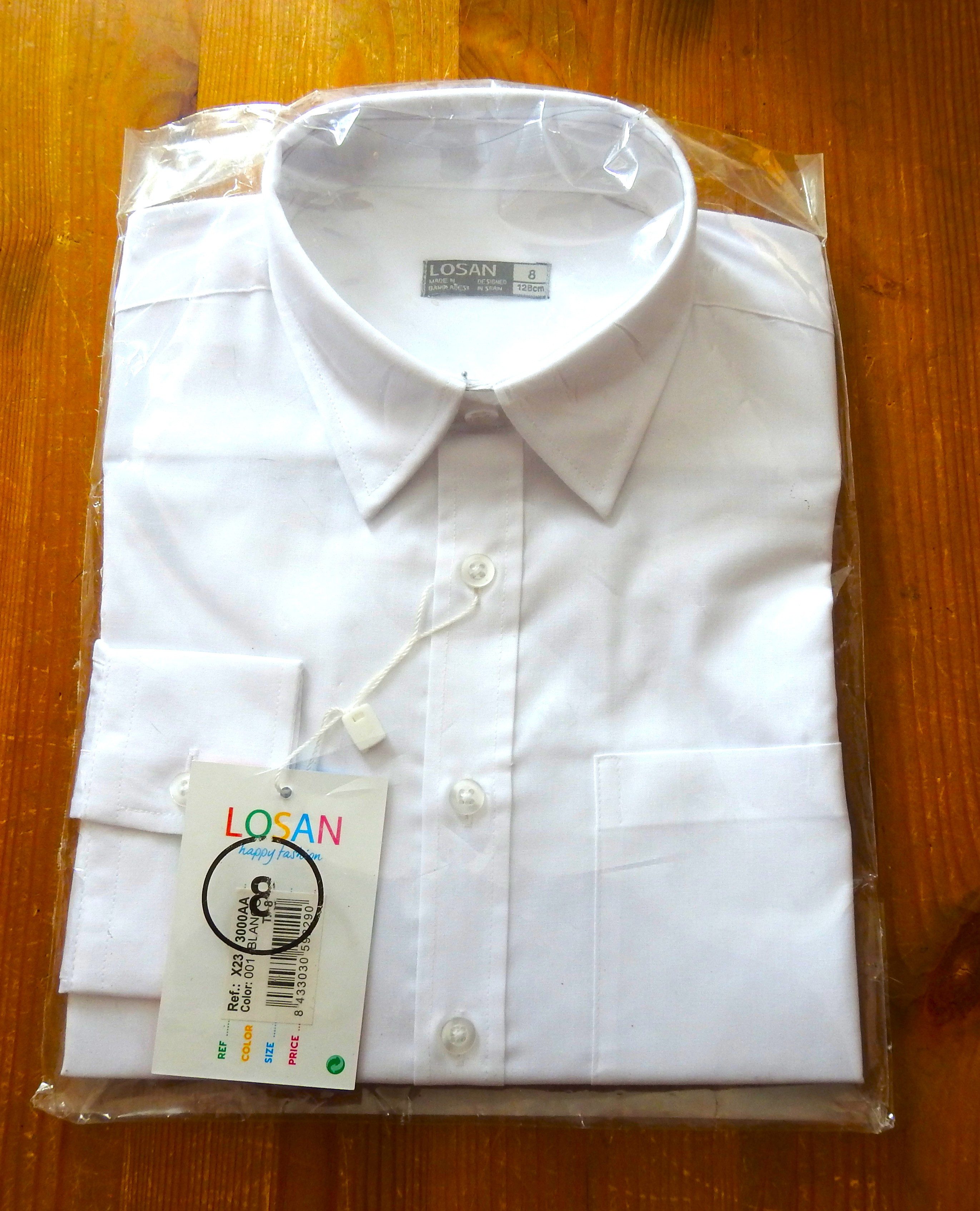 LOSAN Hemd & Shirt Waschweiß