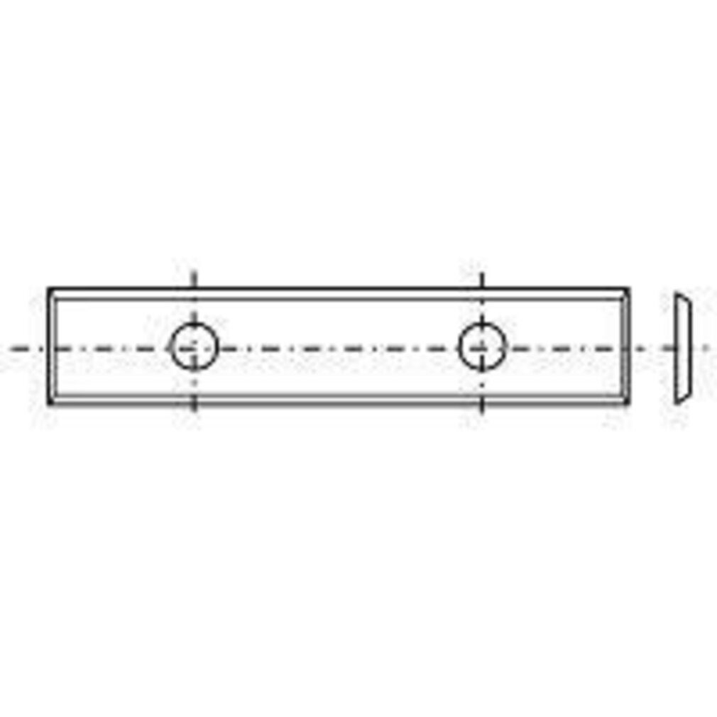 Tigra Wendeplattenfräser Wendeplatte 17 - 49,5x8x1,5mm a=26mm T04F 2 St.