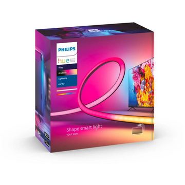 Philips Hue LED Stripe White & Color Ambiance Lightstrip Play Gradient TV 65 in Schwarz 20W, 1-flammig, LED Streifen