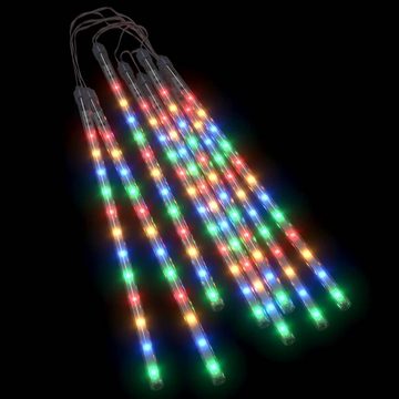 vidaXL Lichterkette LED Meteor-Lichter 8 Stk 30 cm Mehrfarbig 192 LEDs