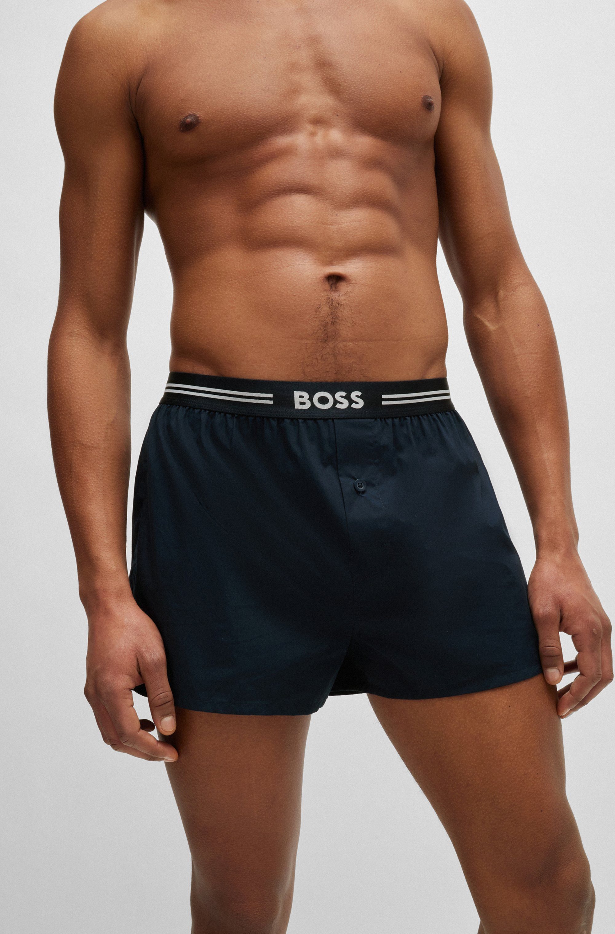 BOSS Boxershorts 3P Woven Boxer (Packung, günstig online kaufen