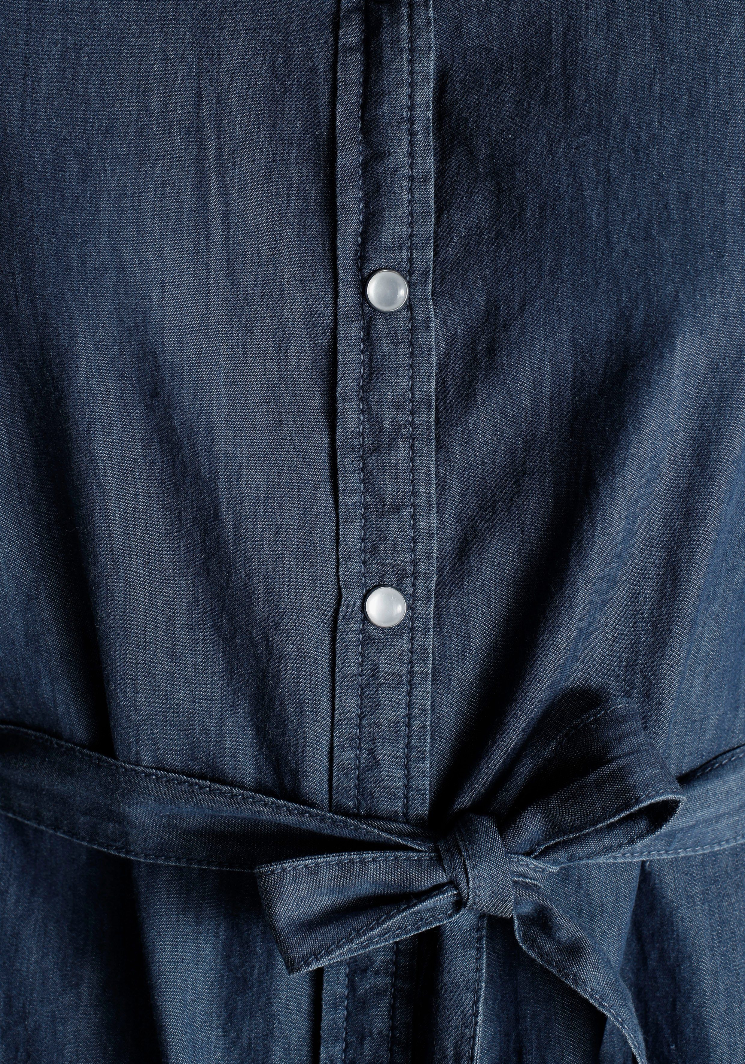 - Hemdblusenkleid AJC NEUE KOLLEKTION in Jeans-Optik