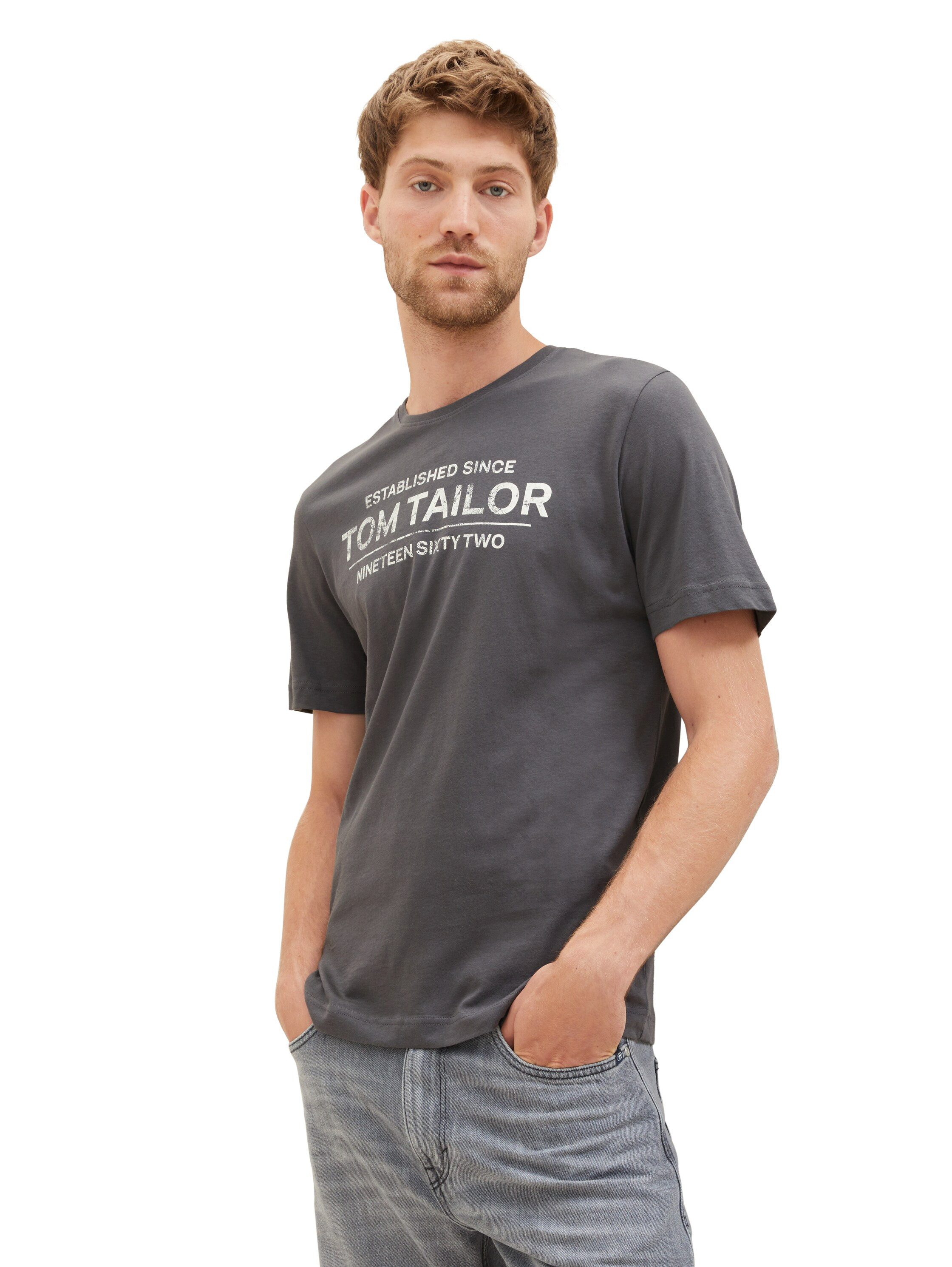 TOM TAILOR T-Shirt mit Frontprint günstig online kaufen
