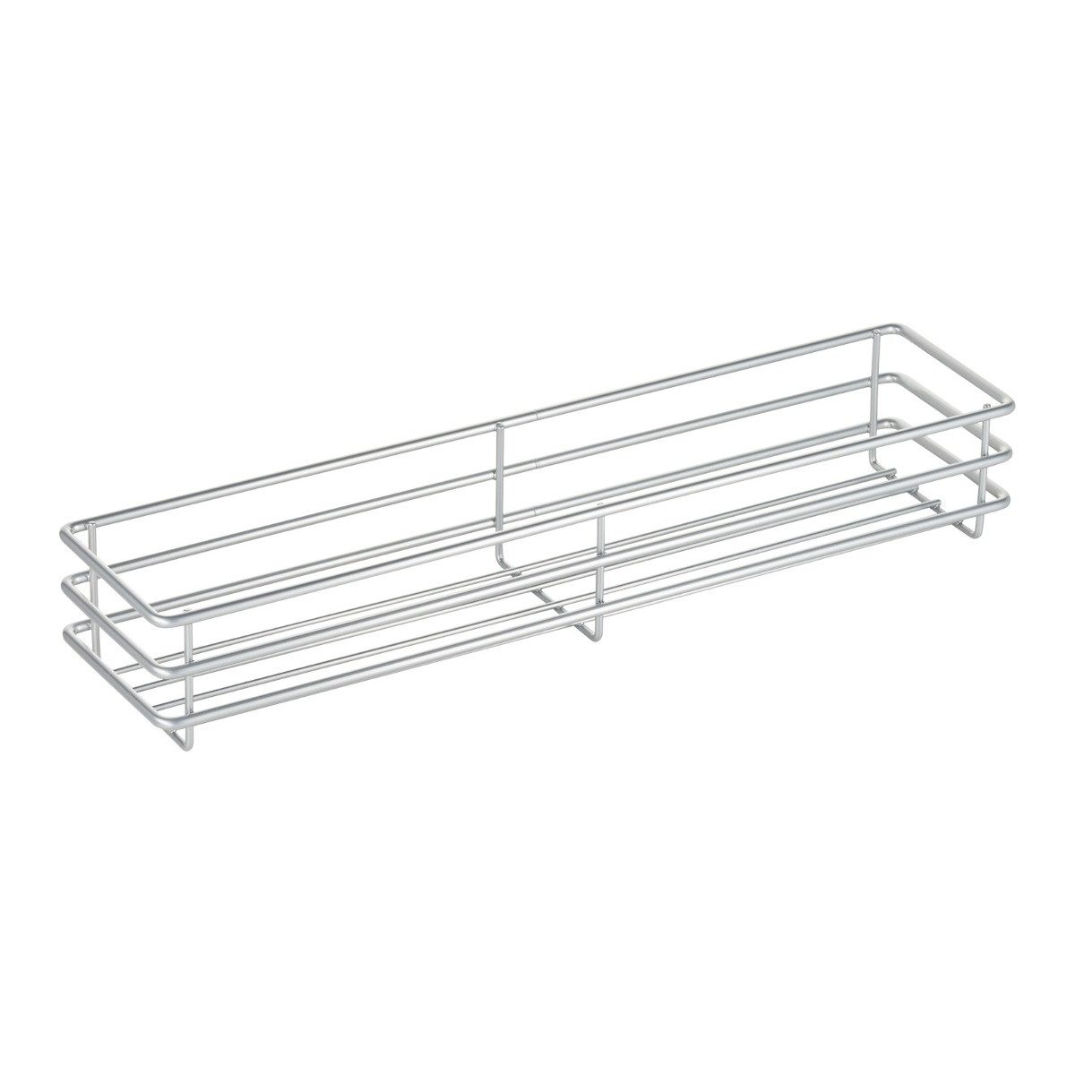 Kesseböhmer Einhängekorb Drahtkorb 90° silbergrau für COMFORT Unterschrankauszug, 110 x 470 x 75 mm