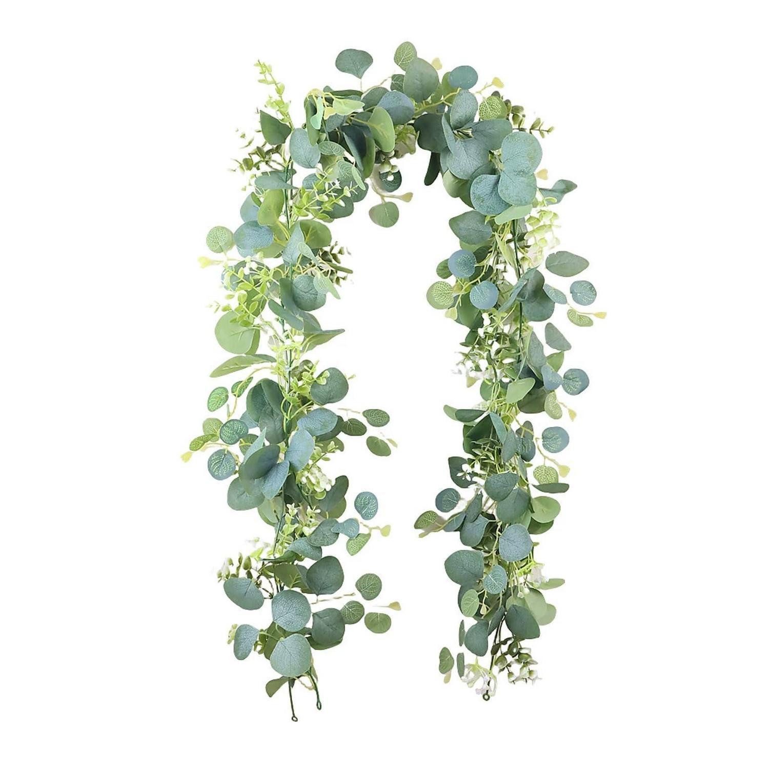 LuxusKollektion Girlande Eukalyptus Girlande 1.8M Deko Grün