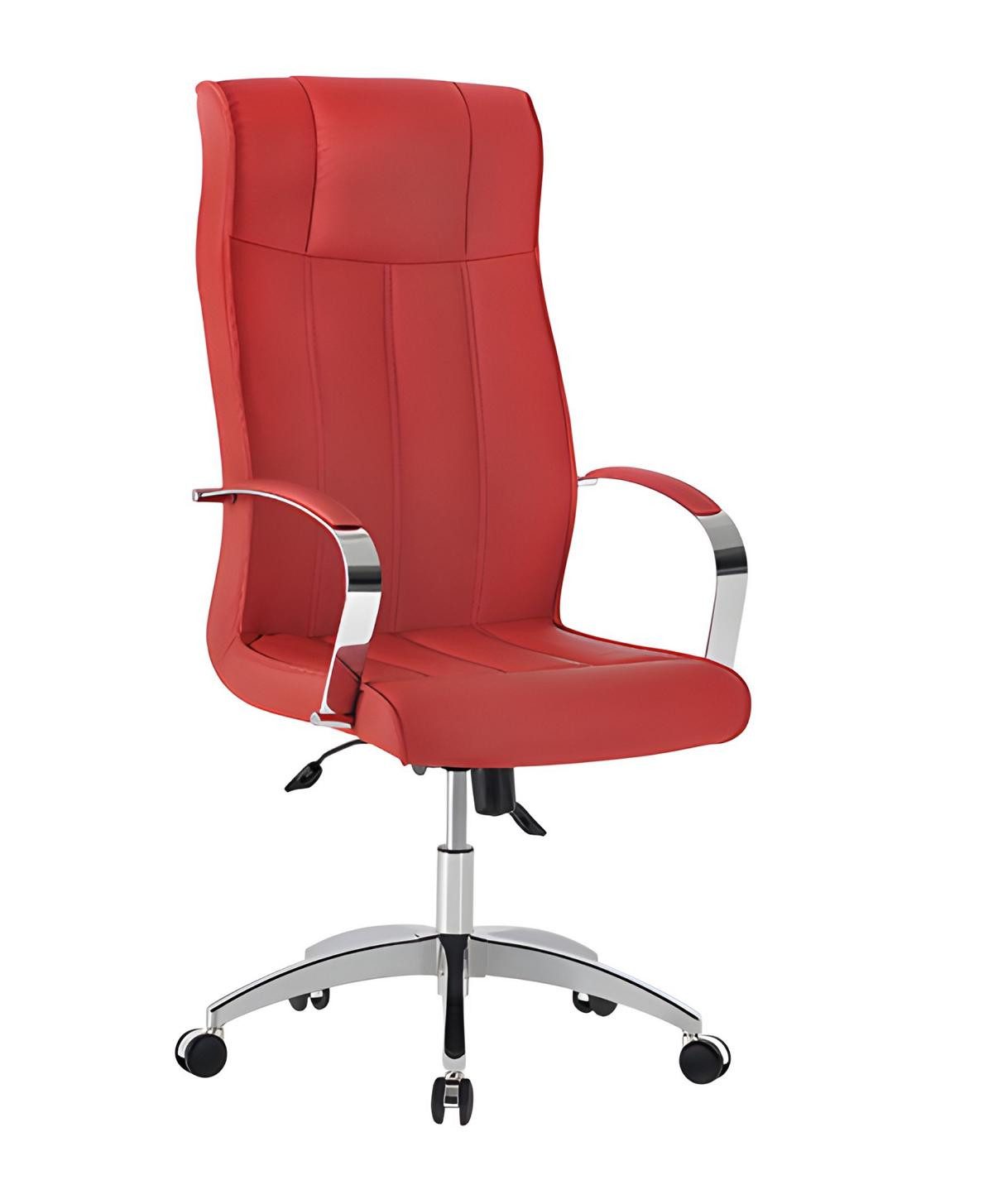 JVmoebel Schreibtischstuhl Roter Designer Drehstuhl für modernes Arbeitszimmer