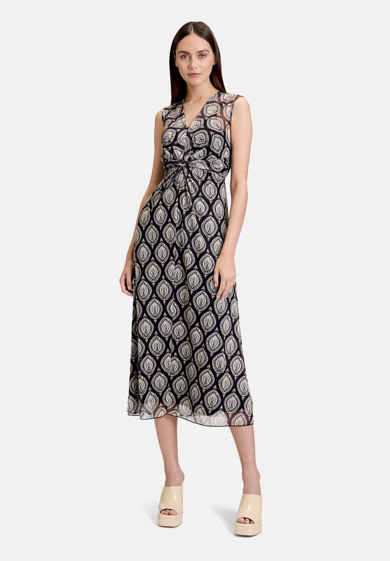 Cartoon Midikleid Damen ohne Arm