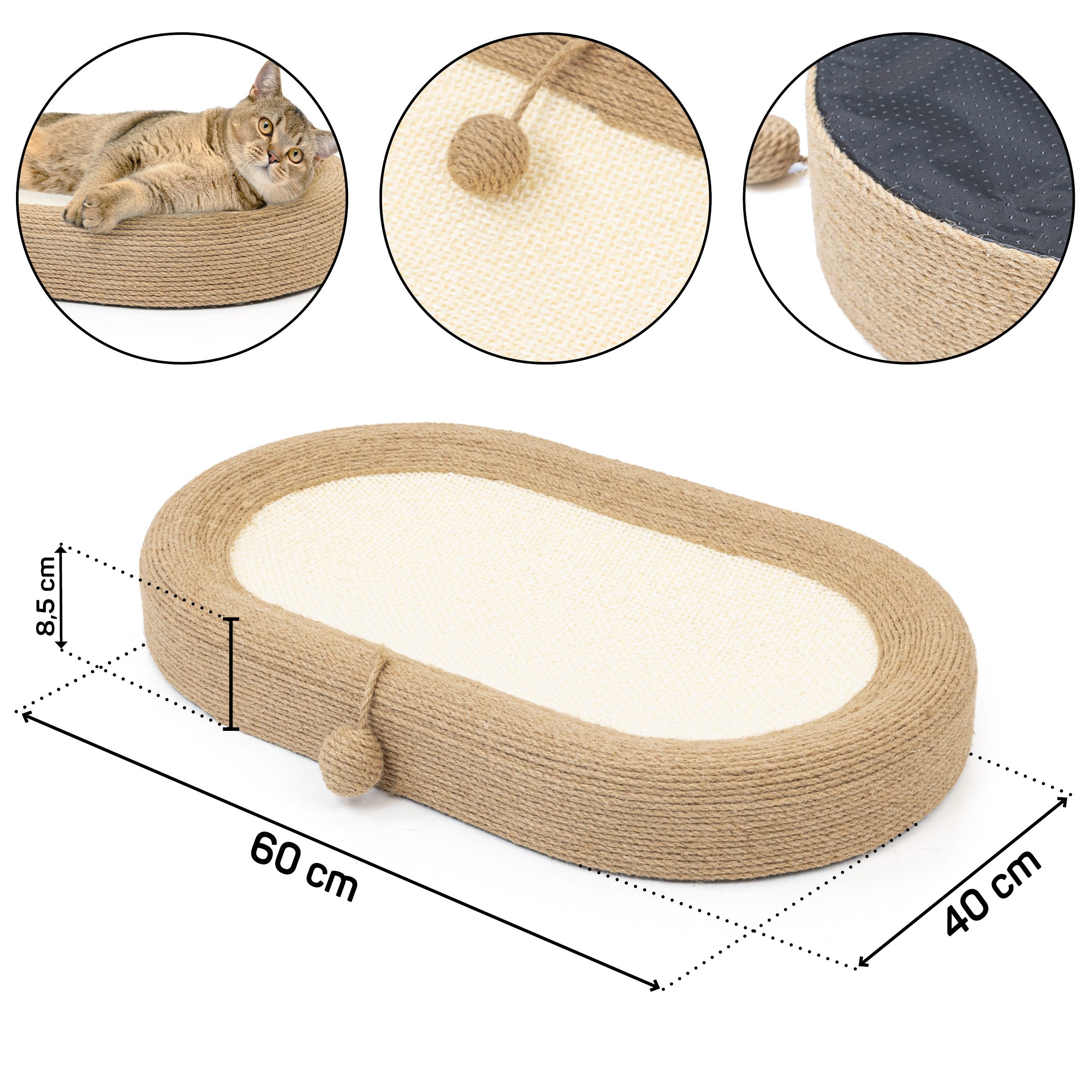 Canadian Cat Company Kratzbrett Katzen Kratzlounge, Kratzpad, Katzenbett au günstig online kaufen