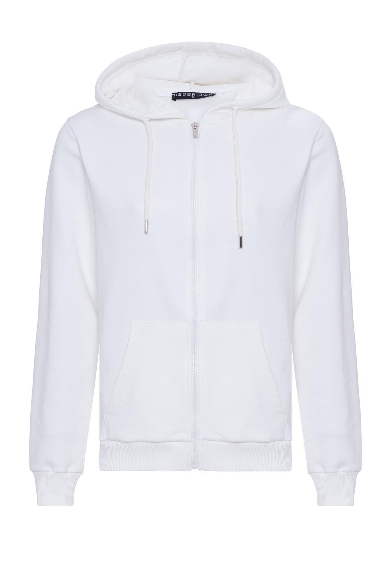RedBridge Kapuzensweatjacke Basic mit Zipper und Kordelzug günstig online kaufen