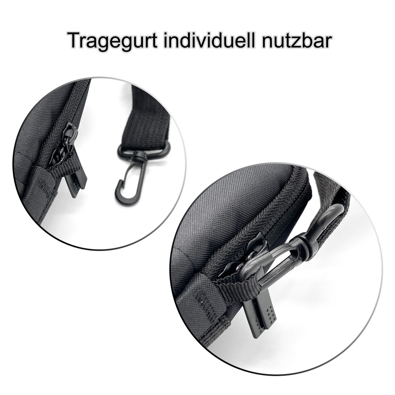 ARLI Laptoptasche ARLI Laptoptasche 15,6 Zoll schwarz (1-tlg), Hand- / Umhängetasche mit Trolleyband Notebook Laptop Tasche