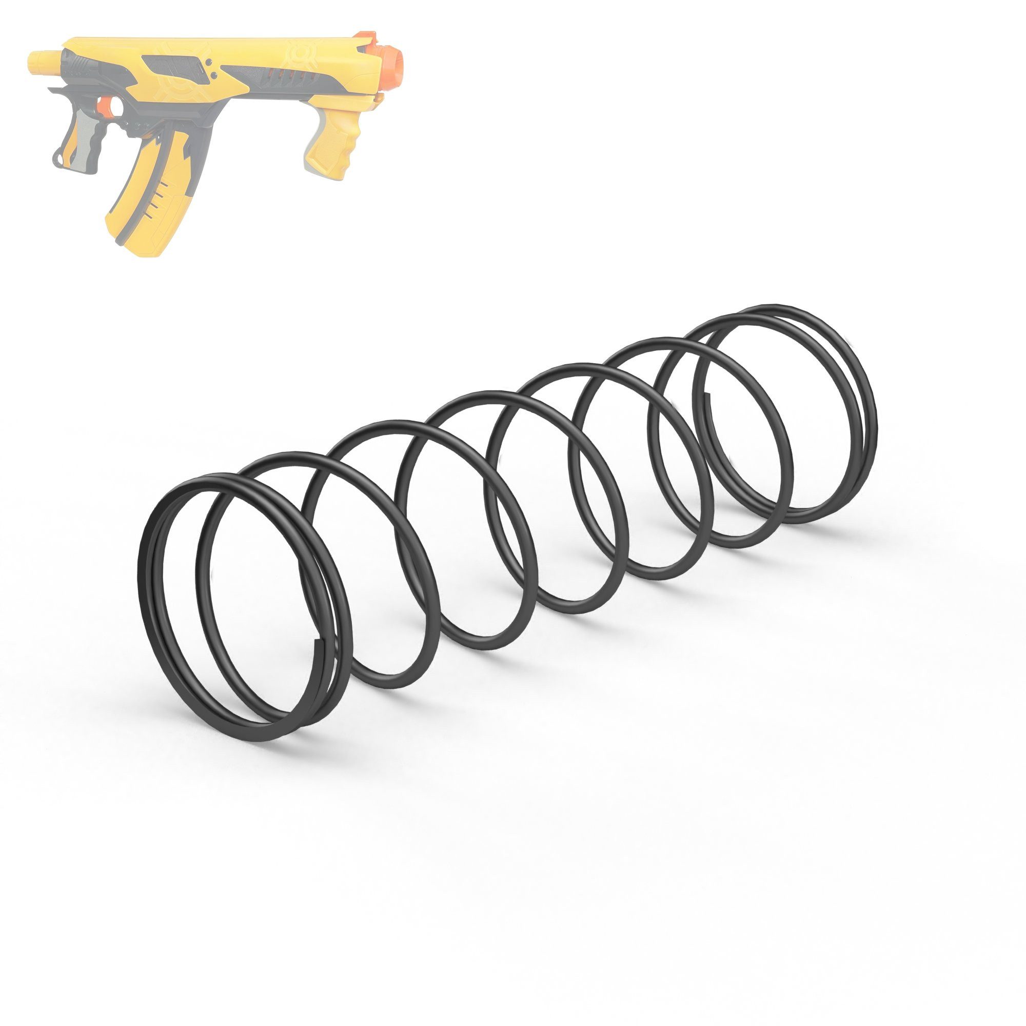 Blasterparts Blaster Tuning-Feder passend für Nerf Quick 16 - Dart Tag, Tuning-Feder zum Modden des Dartblasters QUICK 16 der Marke NERF!