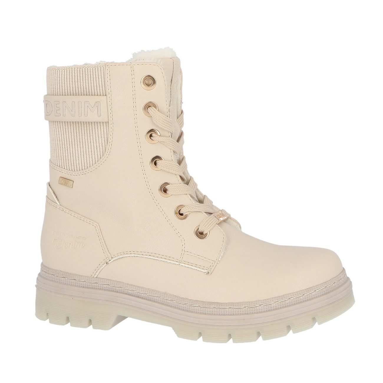 TOM TAILOR Tom Tailor Damen Boots Stiefelette beige EUR 40 Stiefel – Bild 2 von 4