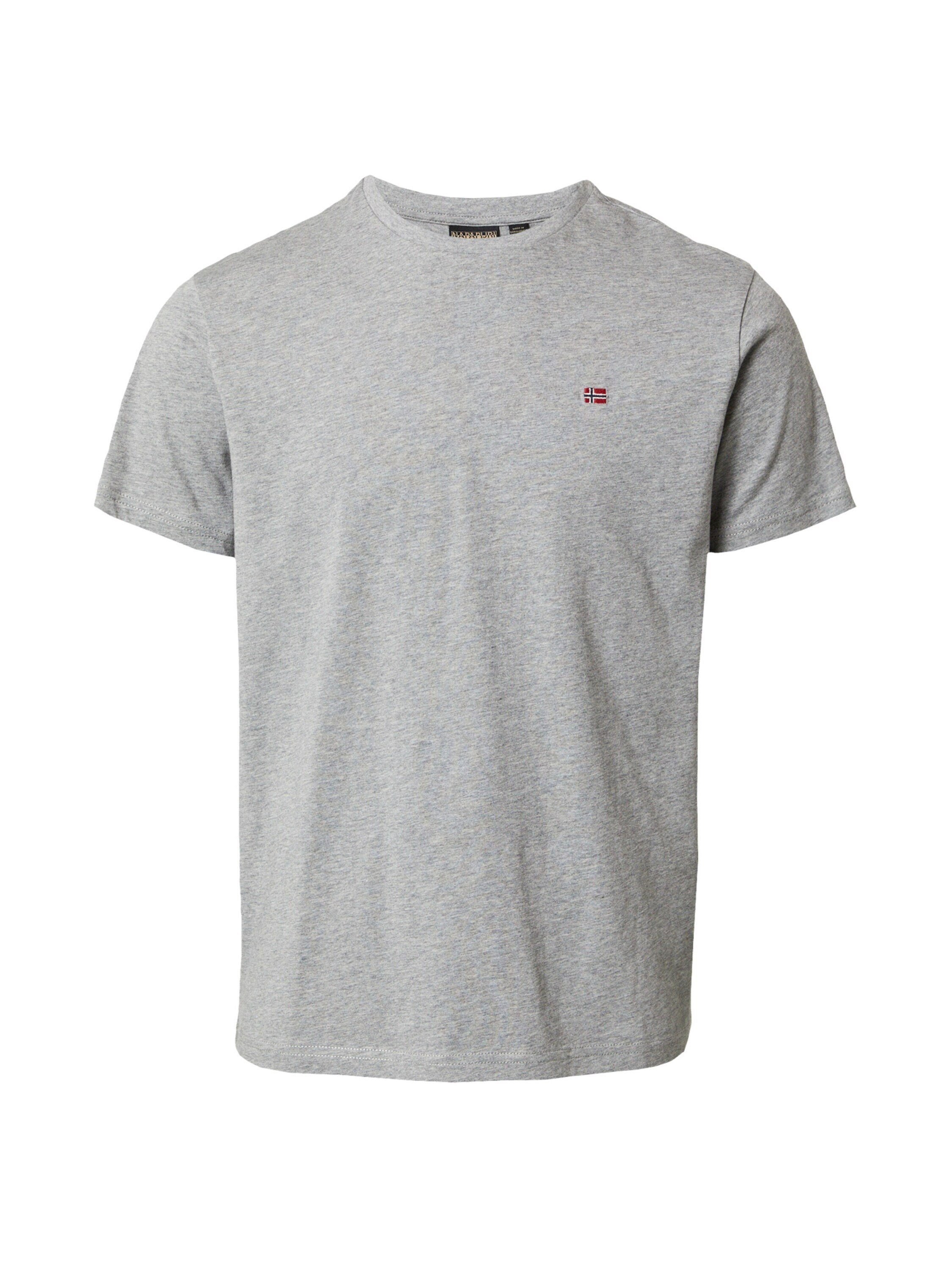 Napapijri T-Shirt SALIS (1-tlg) Med Grey(1601)