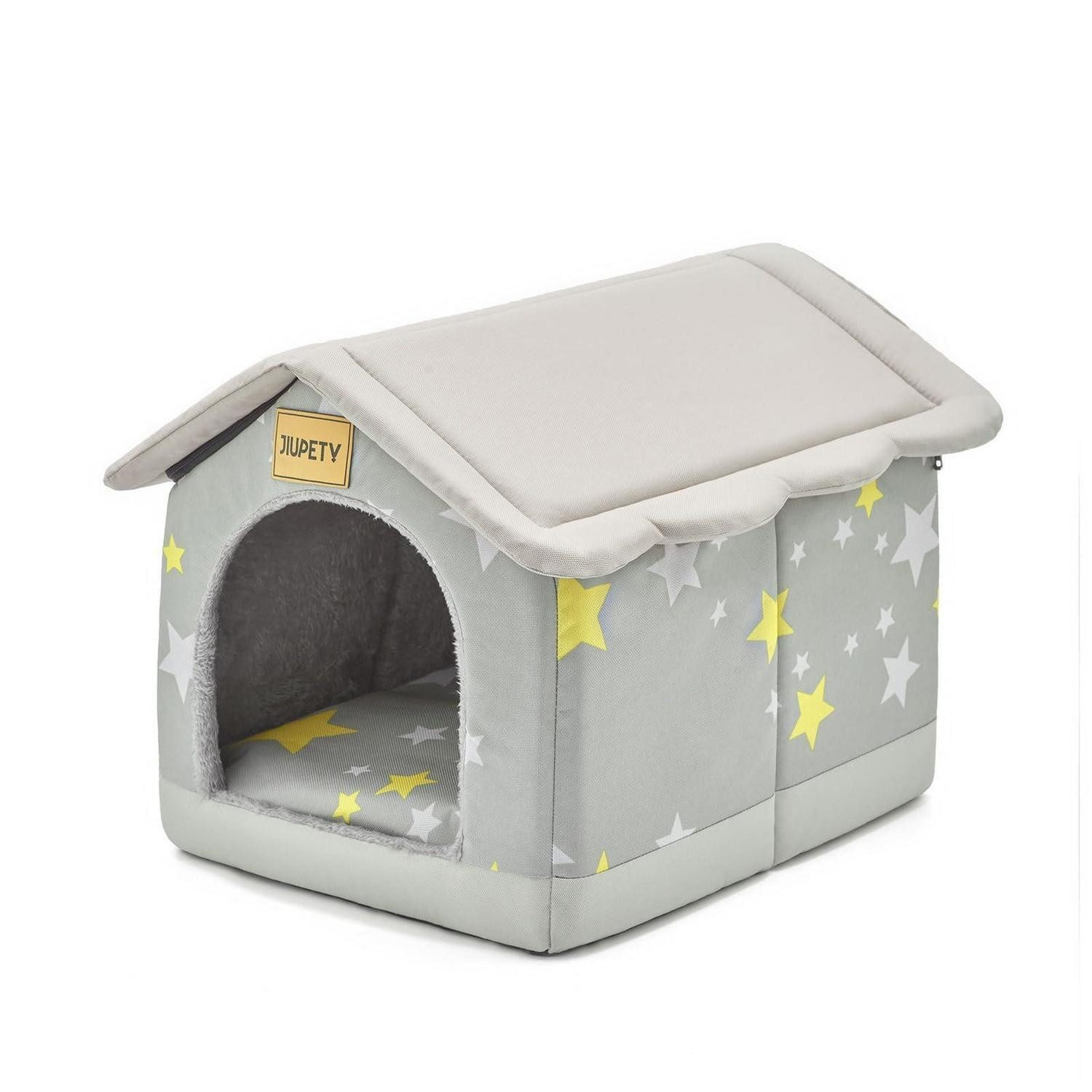 LuxusKollektion Indoorhütte Hundehütte S Grau