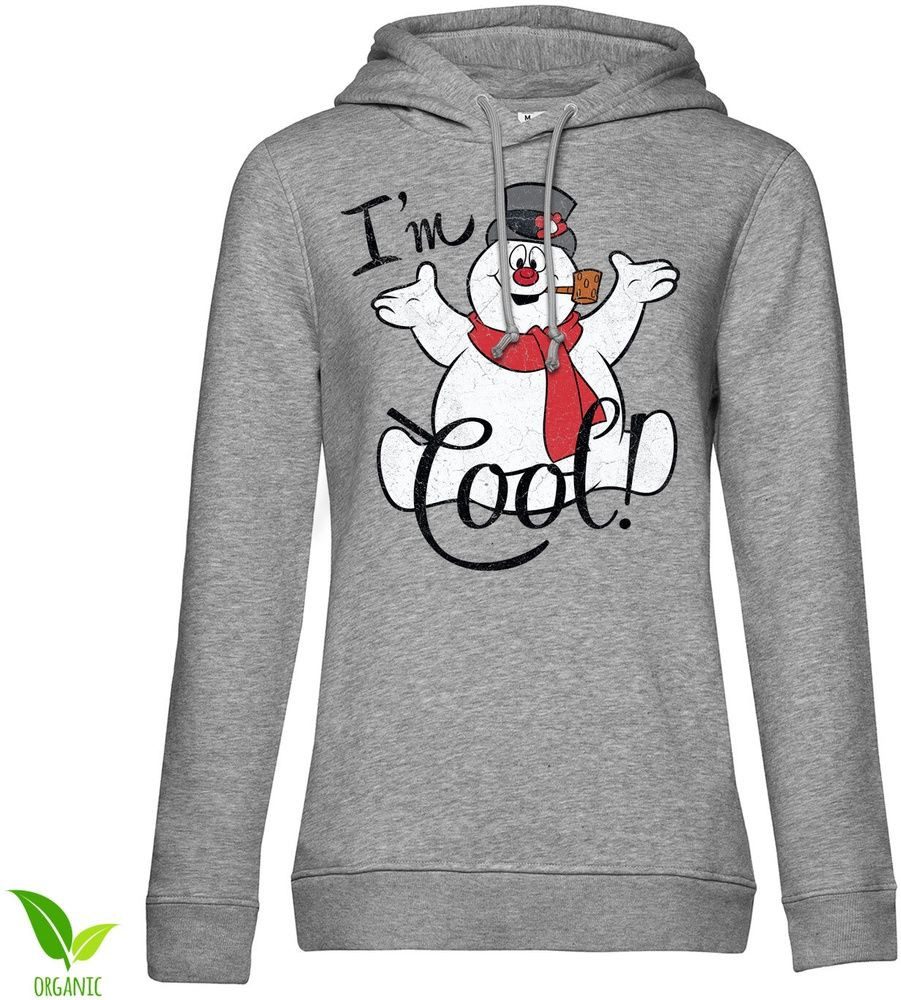 Frosty The Snowman Kapuzenpullover I'M Cool Girls Hoodie