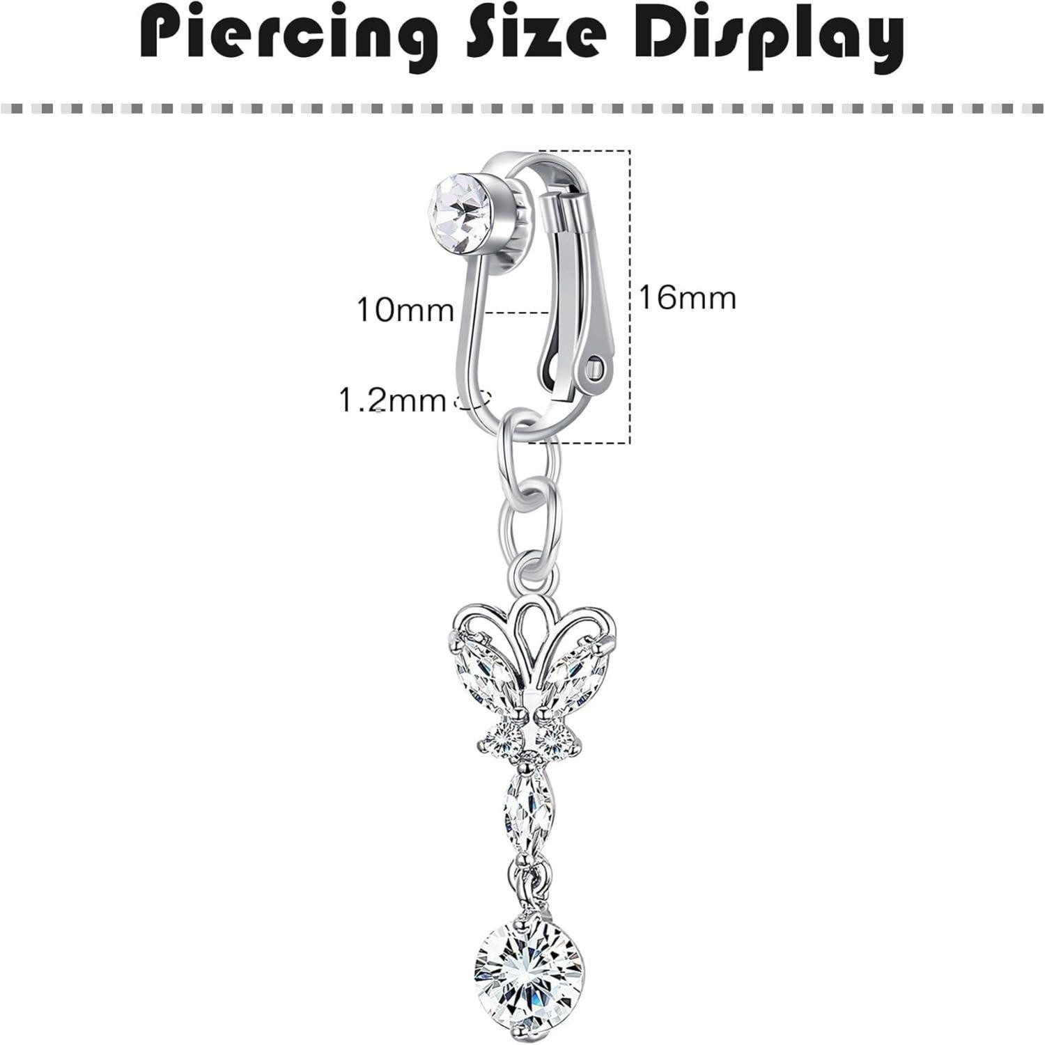 LuxusKollektion Bauchnabelpiercing Fake Bauchnabelpiercing Damen Chirurgens günstig online kaufen