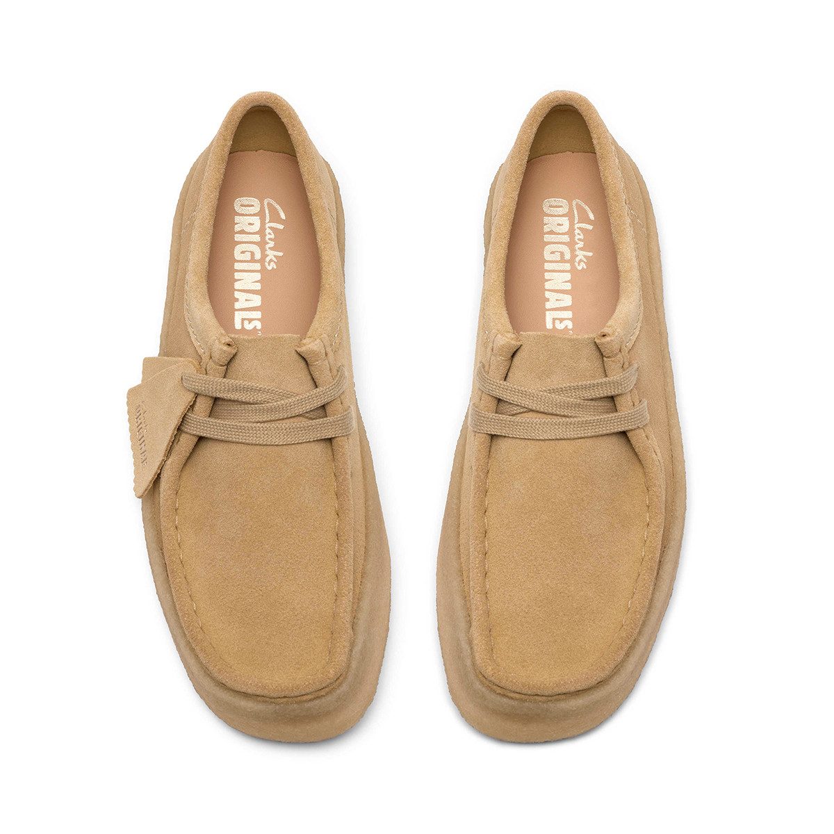 Clarks Clarks Wallabee Cup 26185689 4, Schnürschuhe, Beige, Damen Schnürschuh