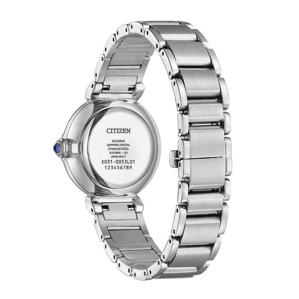 Citizen Solaruhr Citizen L EM1070-83A, Armbanduhr, Damenuhr, Edelstahlarmband, analog