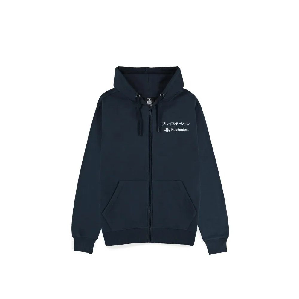 Playstation Hoodie Navy Zipper Hoodie