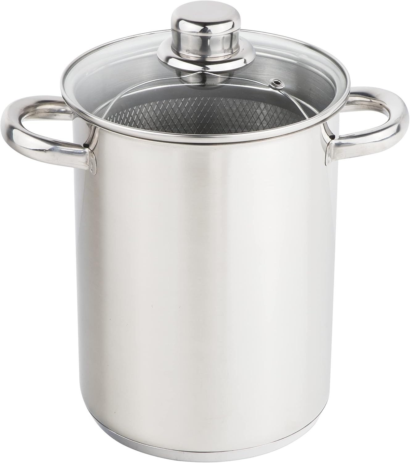 mucHome Spaghettitopf Nudeltopf & Spargeltopf hoher Topf mit Siebeinsatz, für 4 Liter – Bild 3 von 5