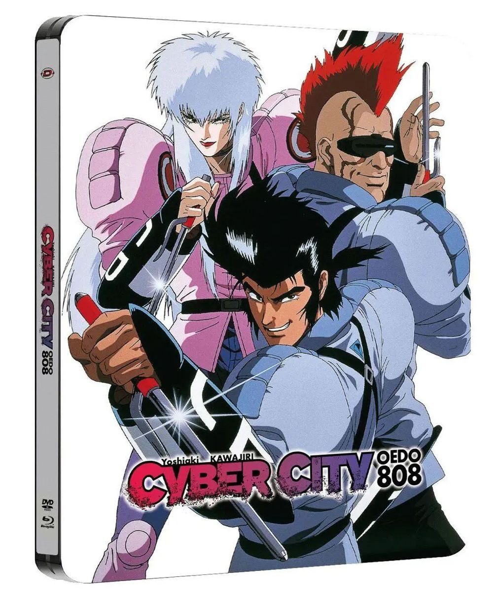 Crunchyroll Blu-ray Cyber City Oedo 808 - 3 OVAs - Steelbook - A4 Collector's Edition...