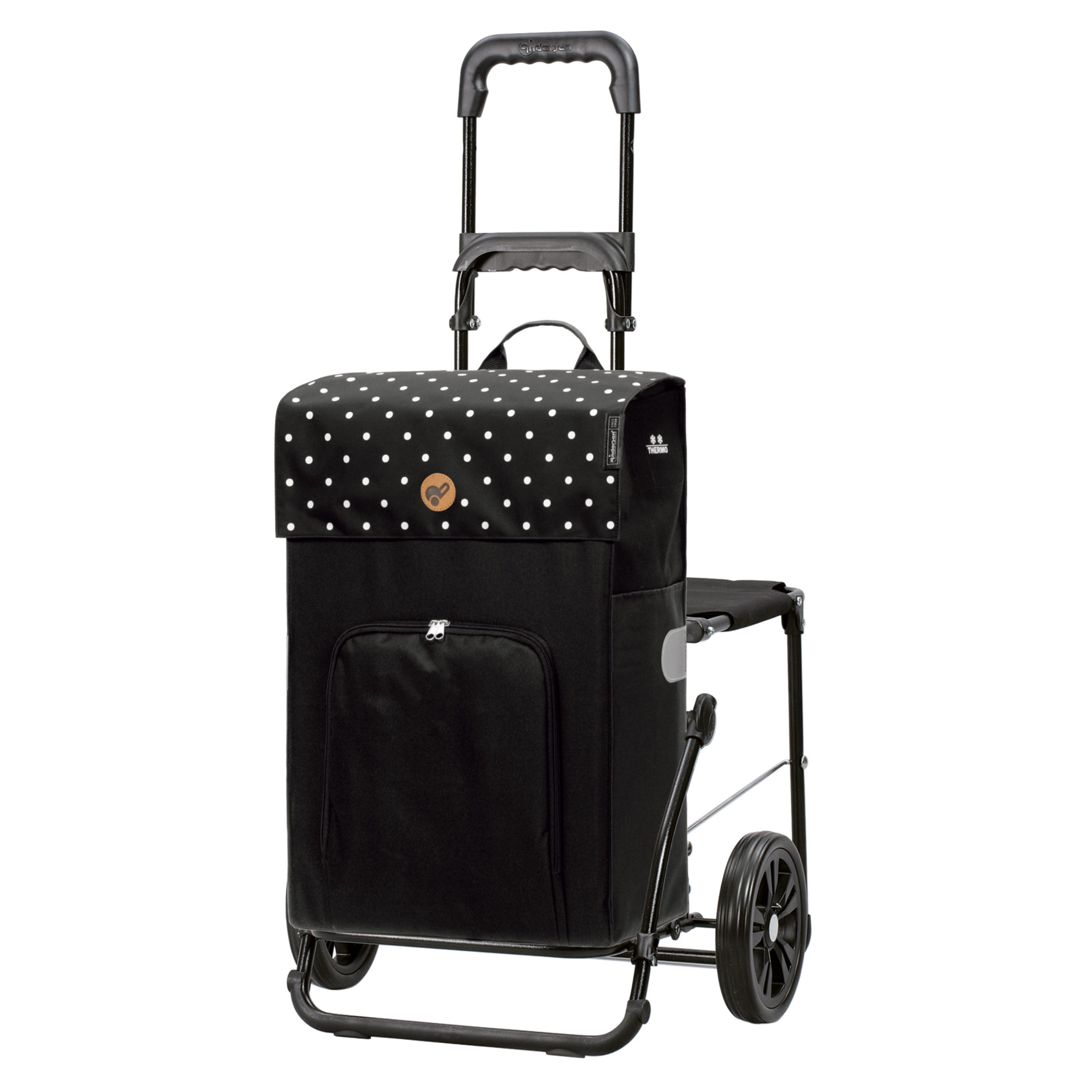 Einkaufstrolley Komfort Shopper Malit schwarz