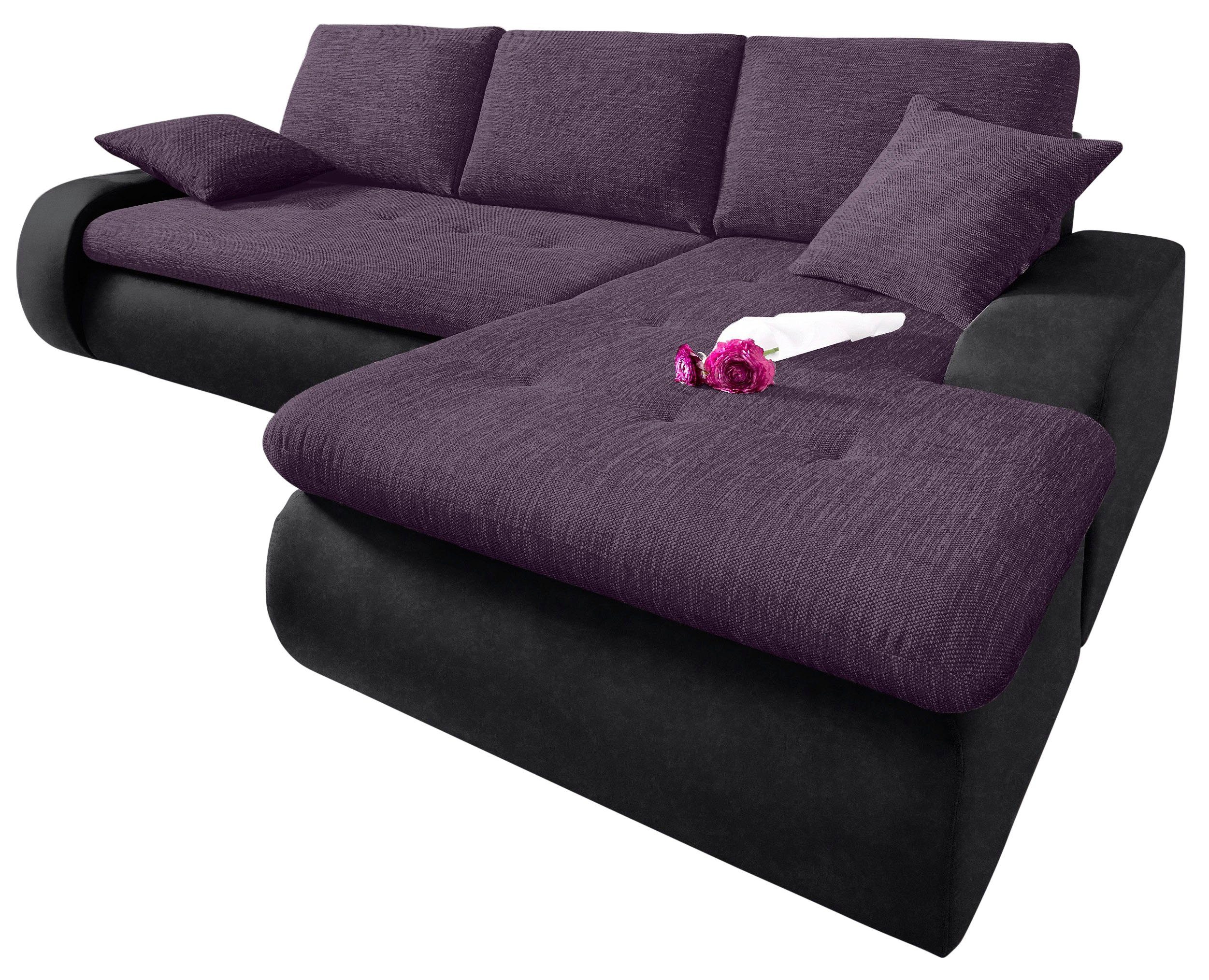 TRENDMANUFAKTUR Ecksofa "Indie, modern und bequem, Materialmix, OTTOs Choic günstig online kaufen