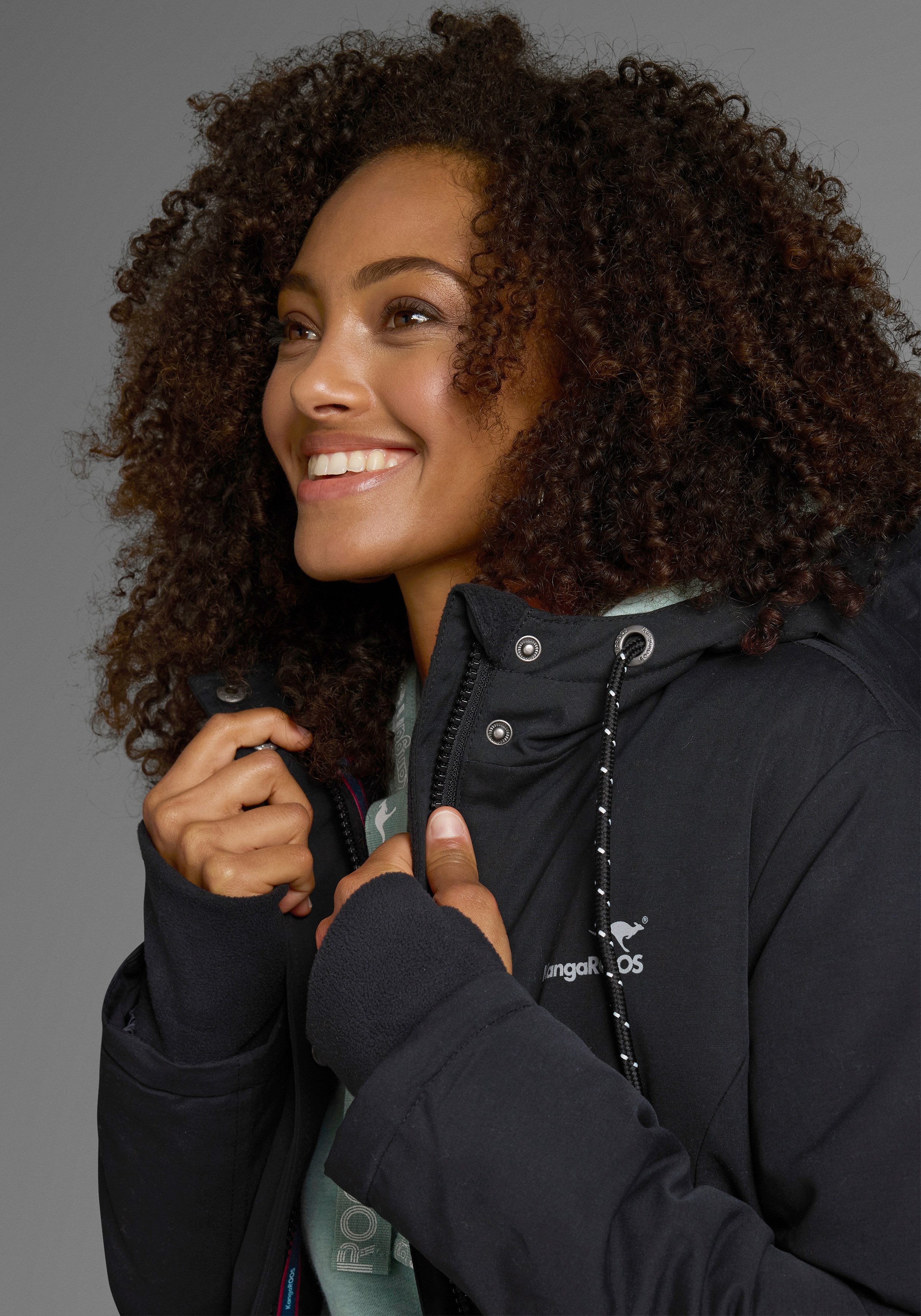 KangaROOS Langjacke für den Übergang, aus leichtem Webmaterial, modisch – Bild 5 von 5