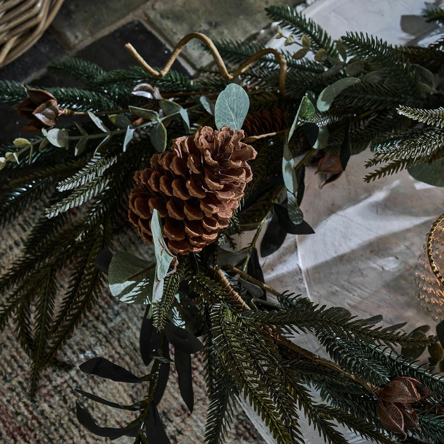 Mirabeau Girlanden Girlande Rosella grün/braun, none