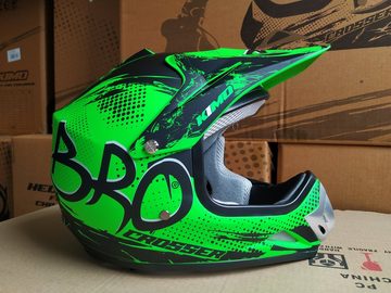 Nitro Motors Motocrosshelm KIMO BRO Kinder Crosshelm Motocross Helm Sport Fahrradhelm